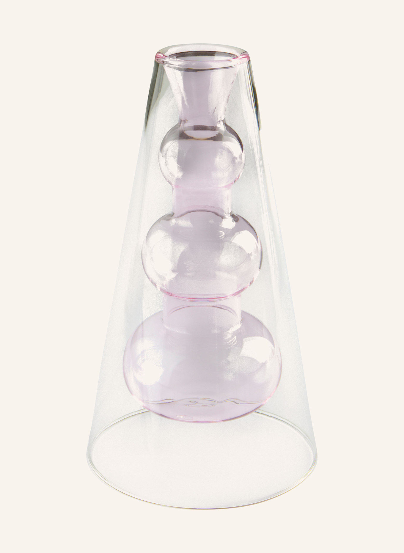 Jotex Vase TILO PINK: ROSA / WEISS