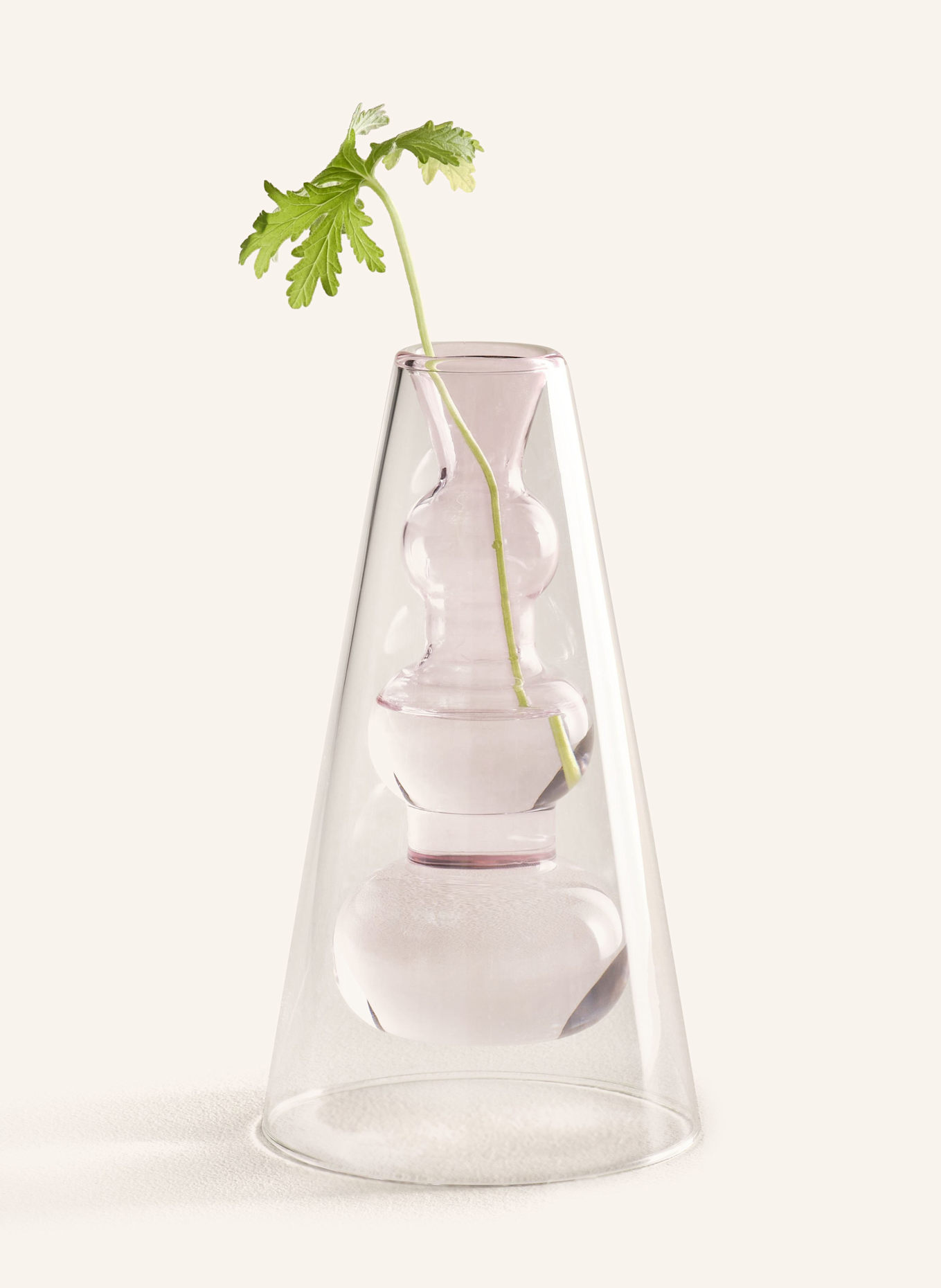 Jotex Vase TILO PINK: ROSA / WEISS