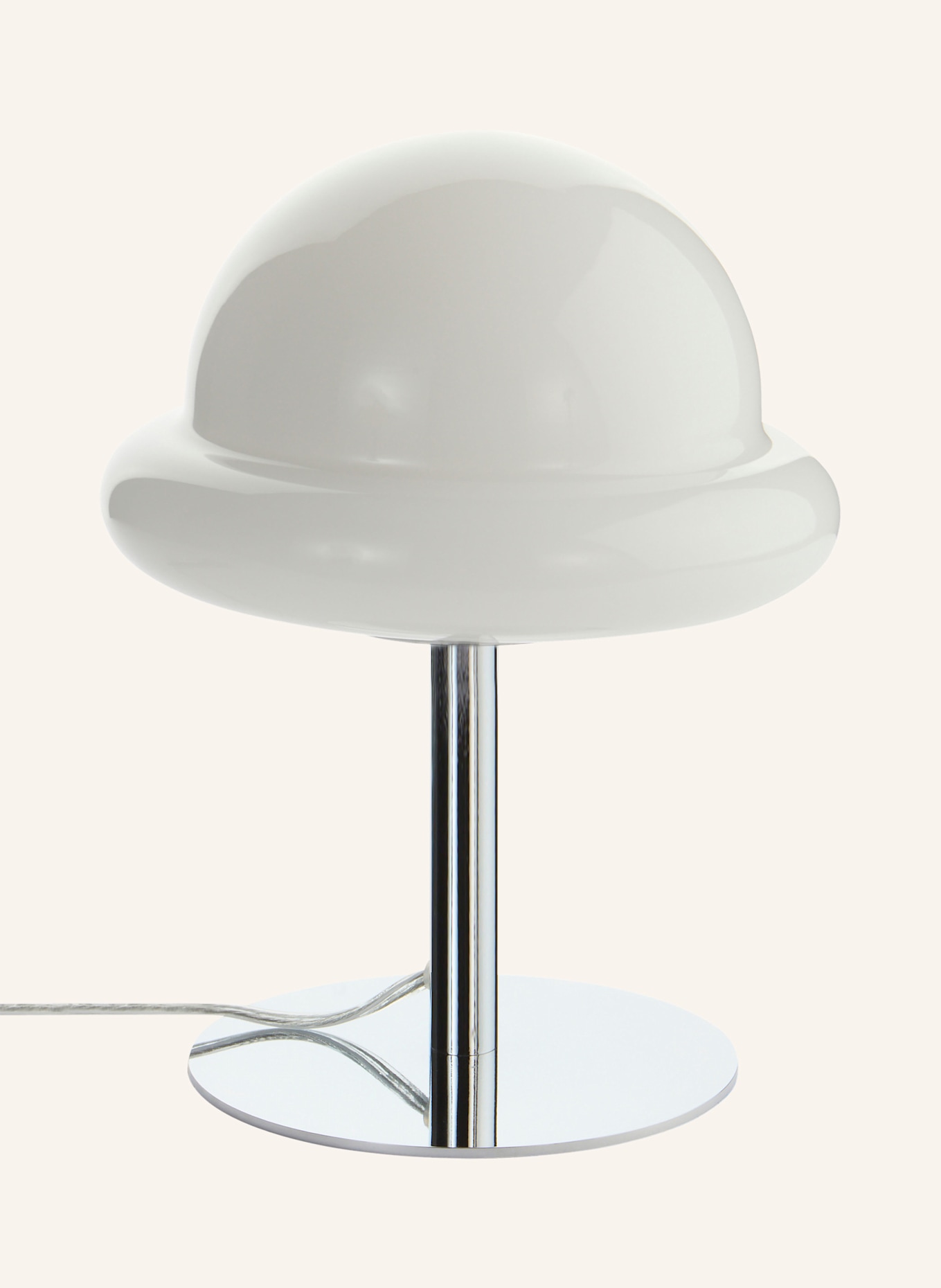 Jotex Tischleuchte BUBBA: WEISS / SILBER