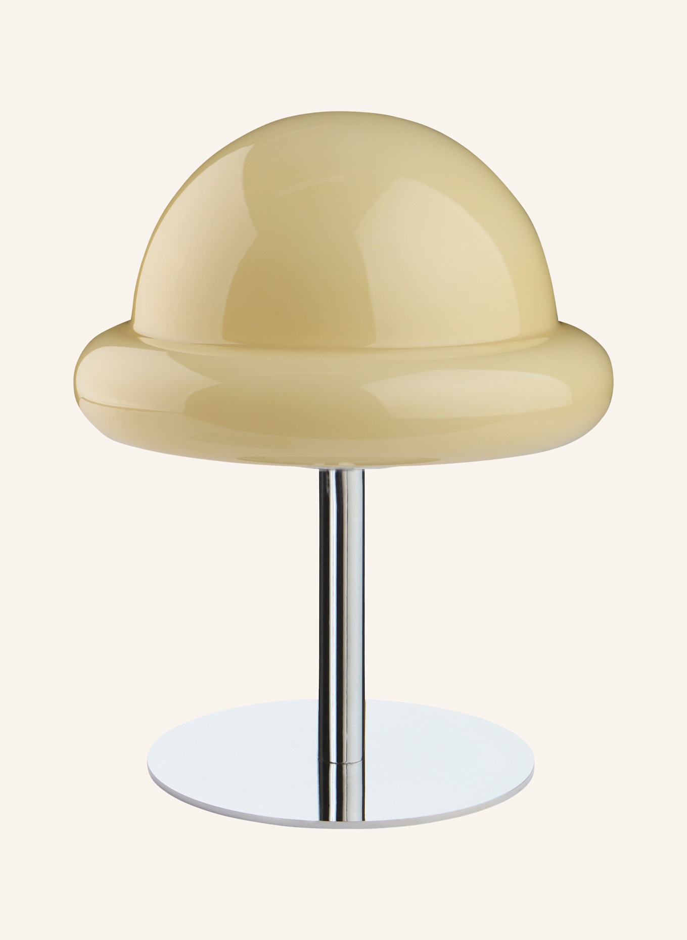 Jotex Tischleuchte BUBBA: HELLGELB / SILBER