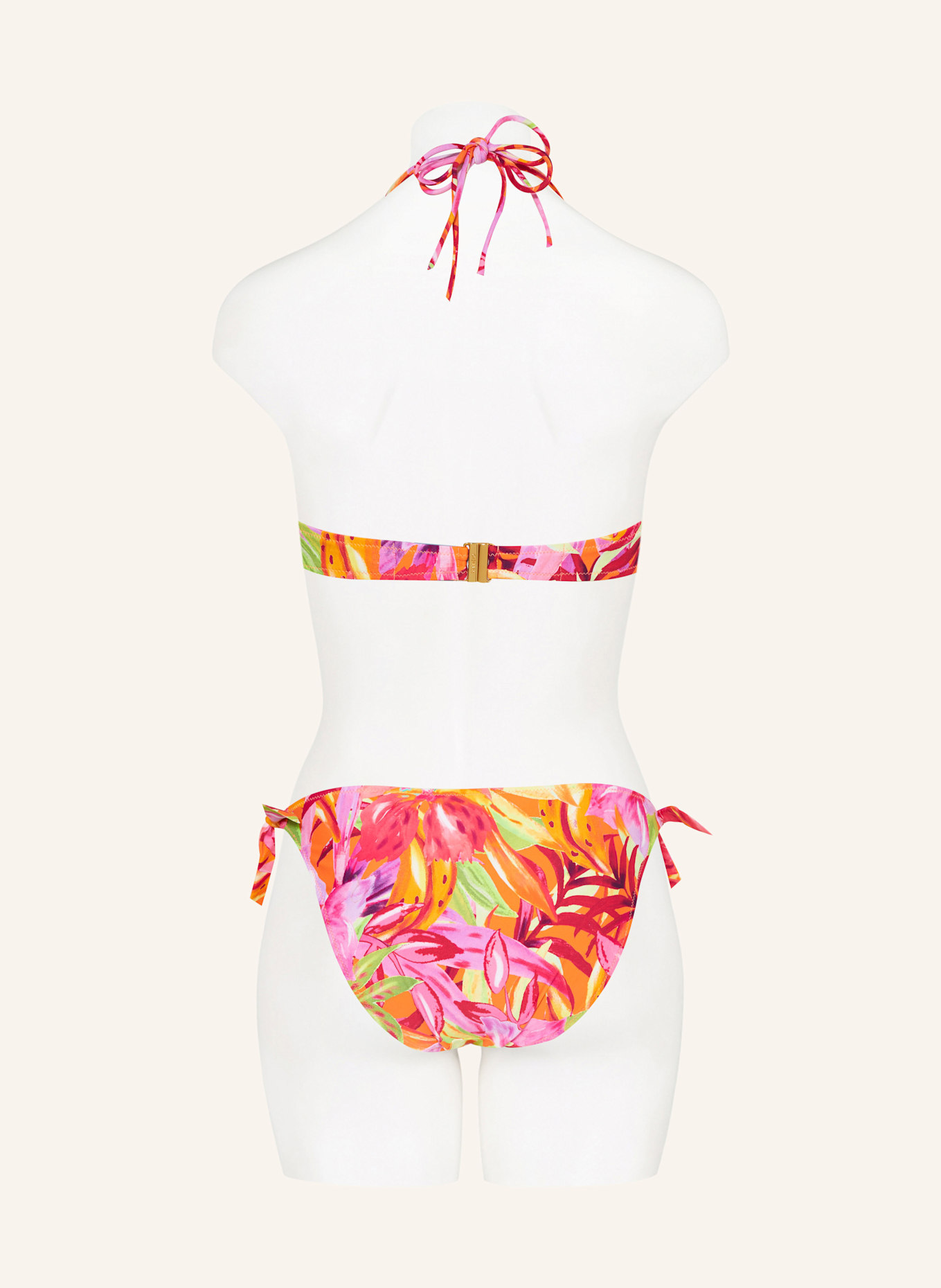 MARIE JO Triangel-Bikini-Top SHUBRA: ORANGE/ PINK/ GELB