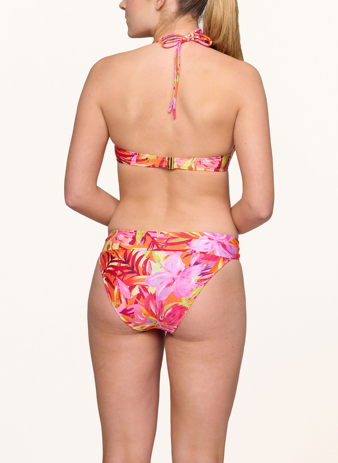 MARIE JO Triangel-Bikini-Top SHUBRA: ORANGE/ PINK/ GELB