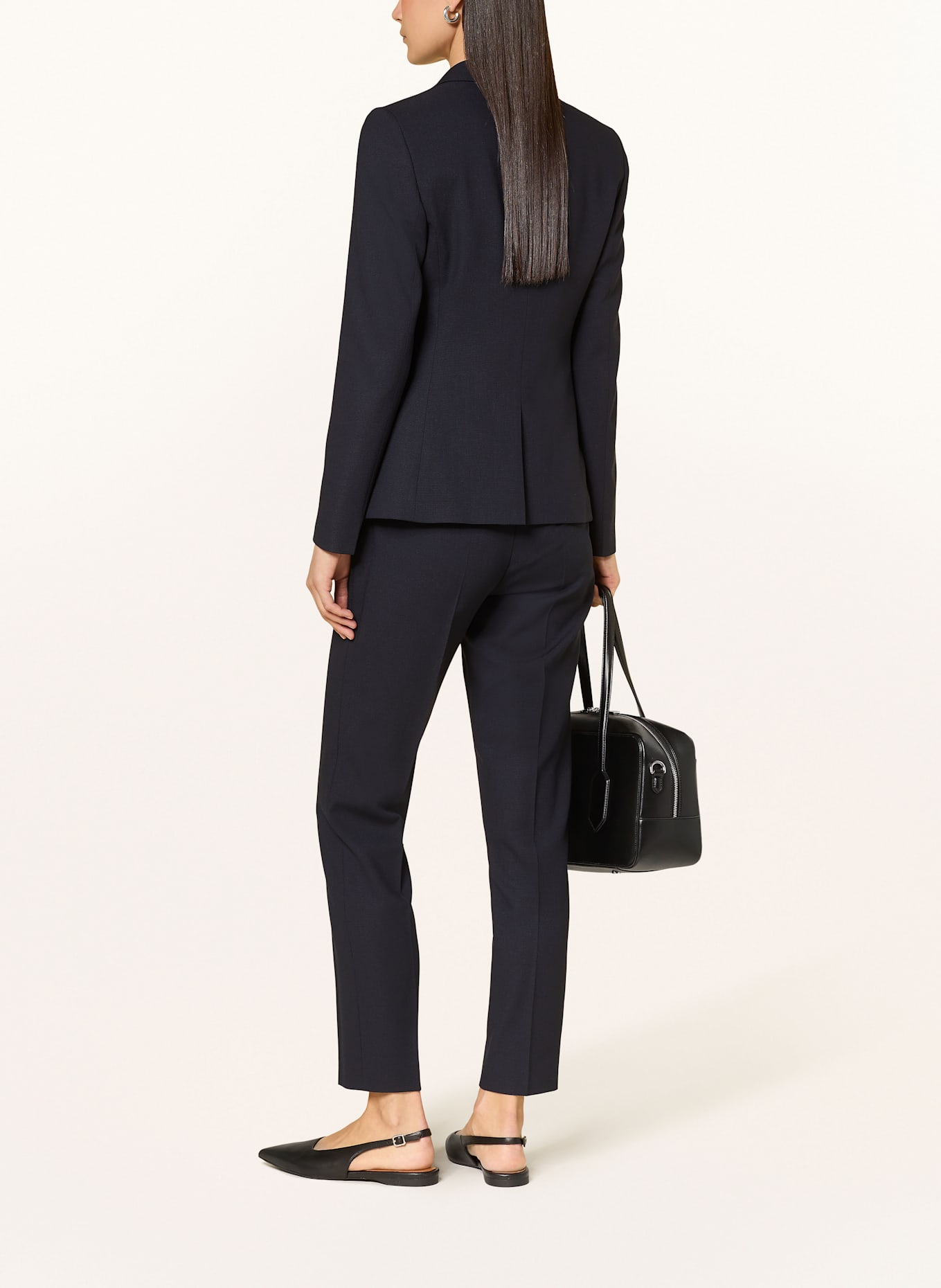 BOSS Businesshose TILUNA: DUNKELBLAU