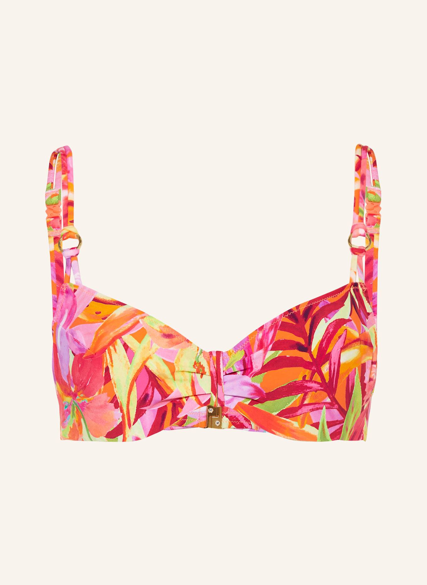 MARIE JO Bügel-Bikini-Top SHUBRA: ORANGE/ ROSA/ GELB