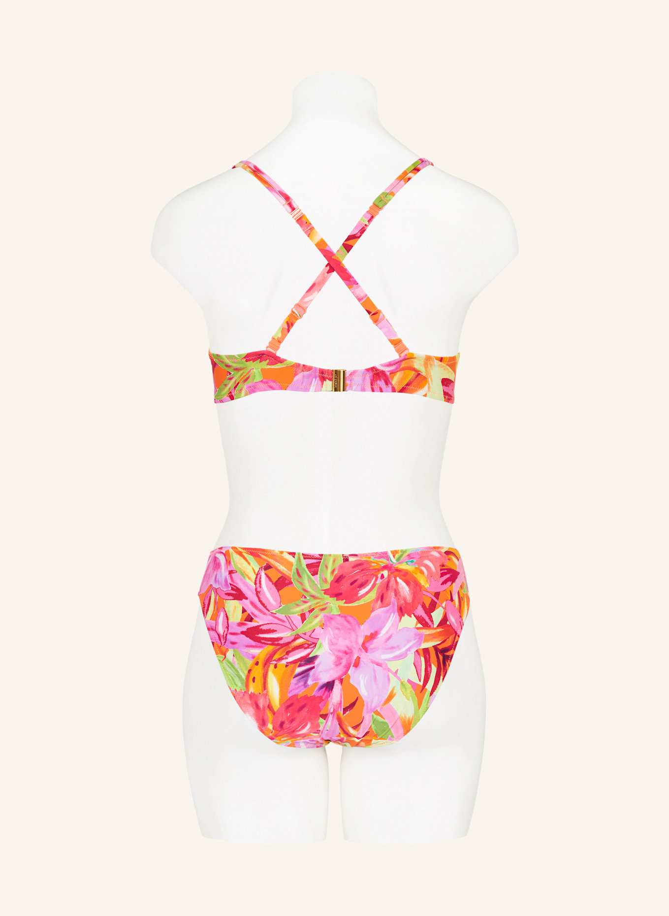 MARIE JO Bügel-Bikini-Top SHUBRA: ORANGE/ ROSA/ GELB