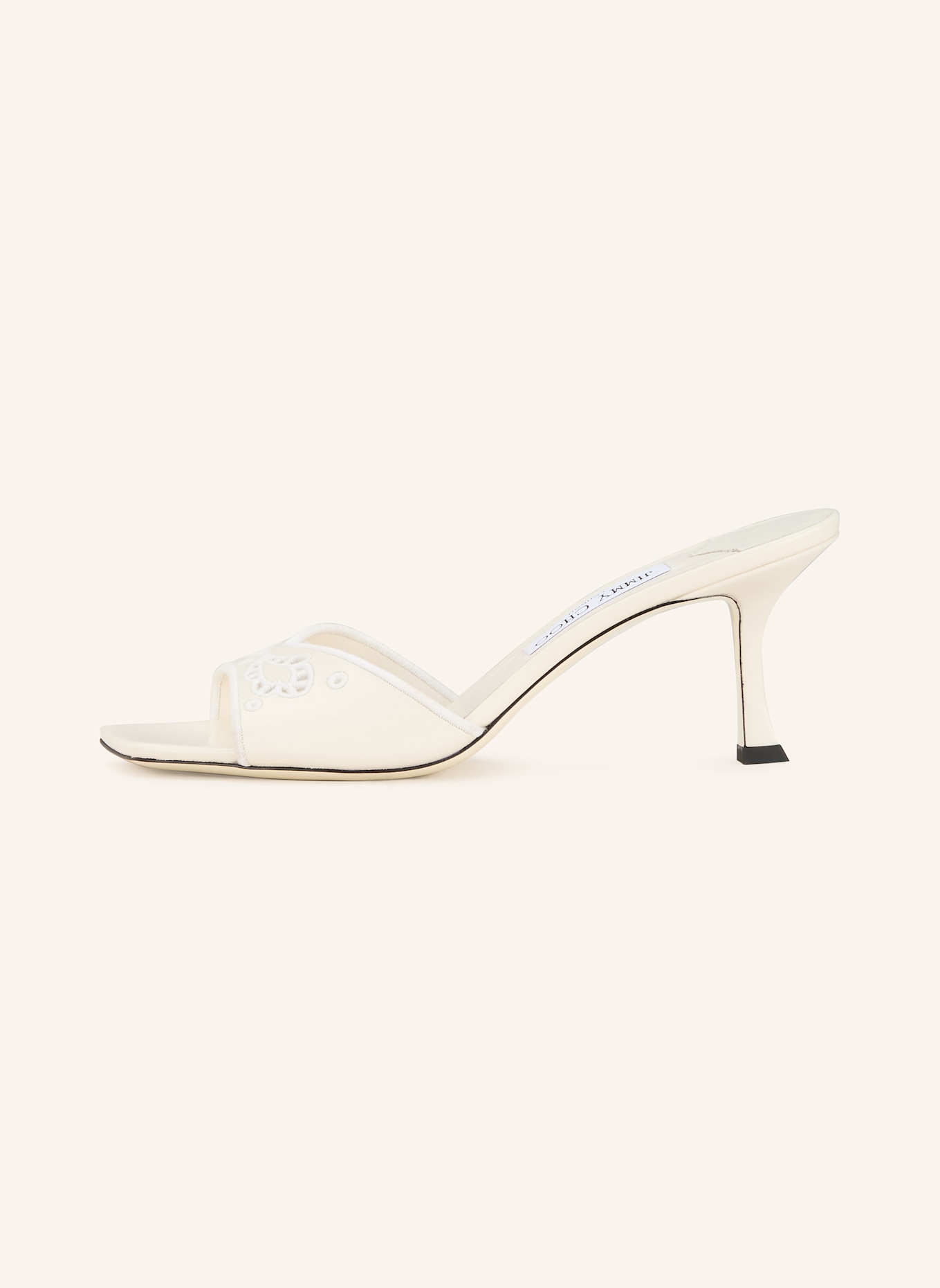JIMMY CHOO Mules: ECRU