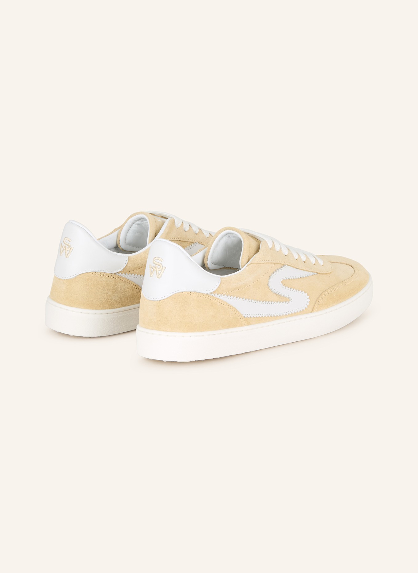 STUART WEITZMAN Sneaker RUNAROUND: CREME/ WEISS