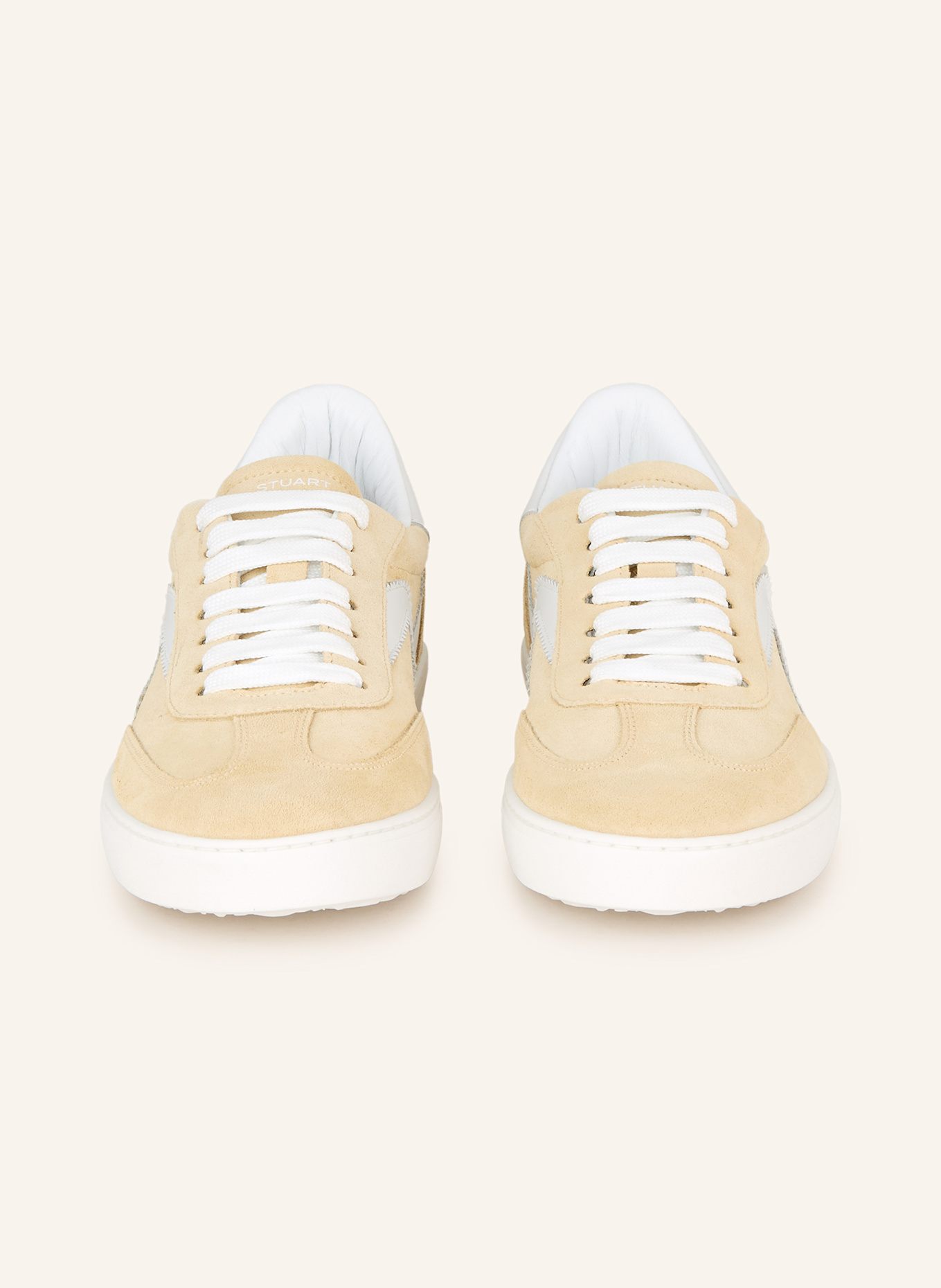 STUART WEITZMAN Sneaker RUNAROUND: CREME/ WEISS