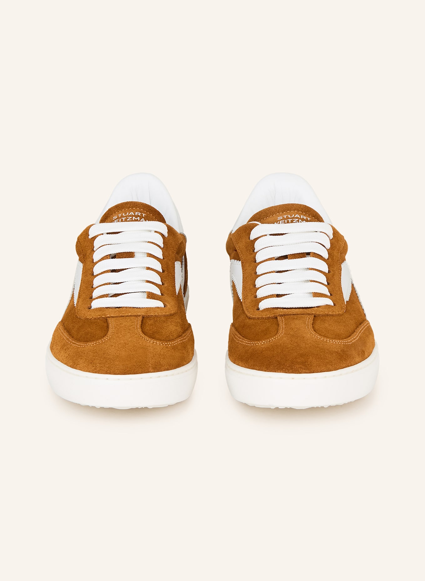 STUART WEITZMAN Sneaker RUNAROUND: BRAUN/ WEISS