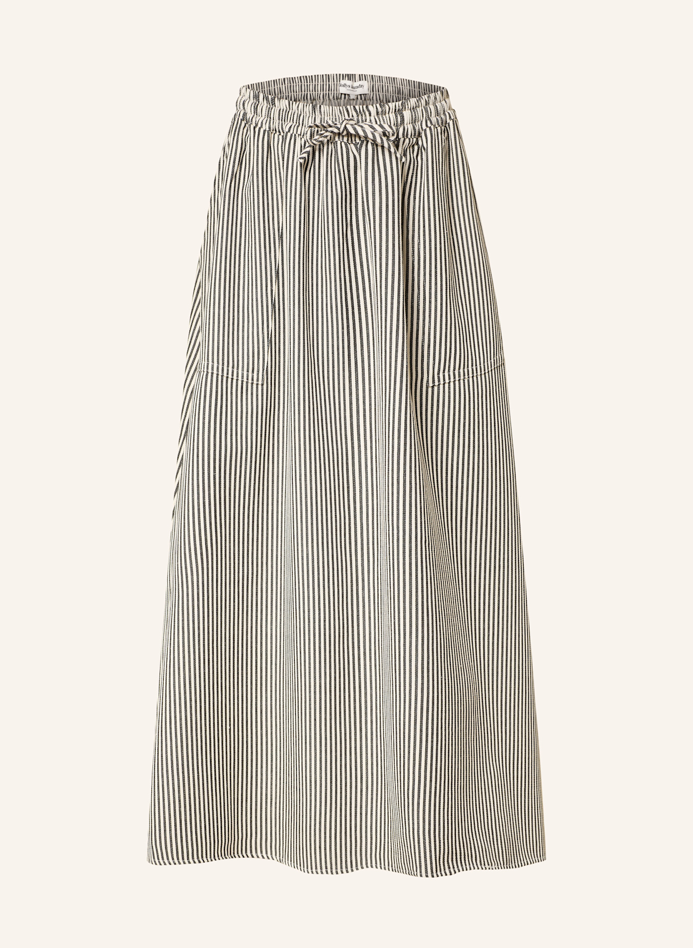 lollys laundry Rock AKANELL: SCHWARZ / ECRU