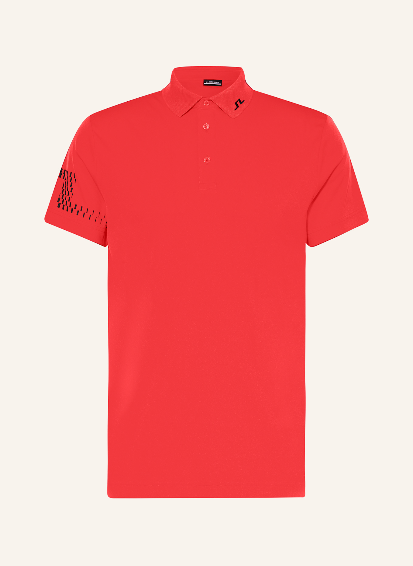 J.LINDEBERG Funktions-Poloshirt: ROT
