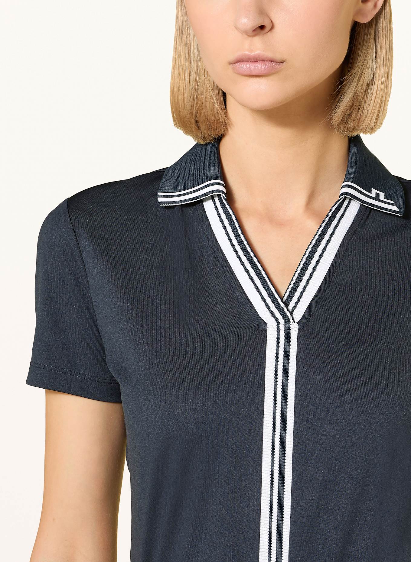 J.LINDEBERG Funkcyjna koszulka polo: GRANATOWY