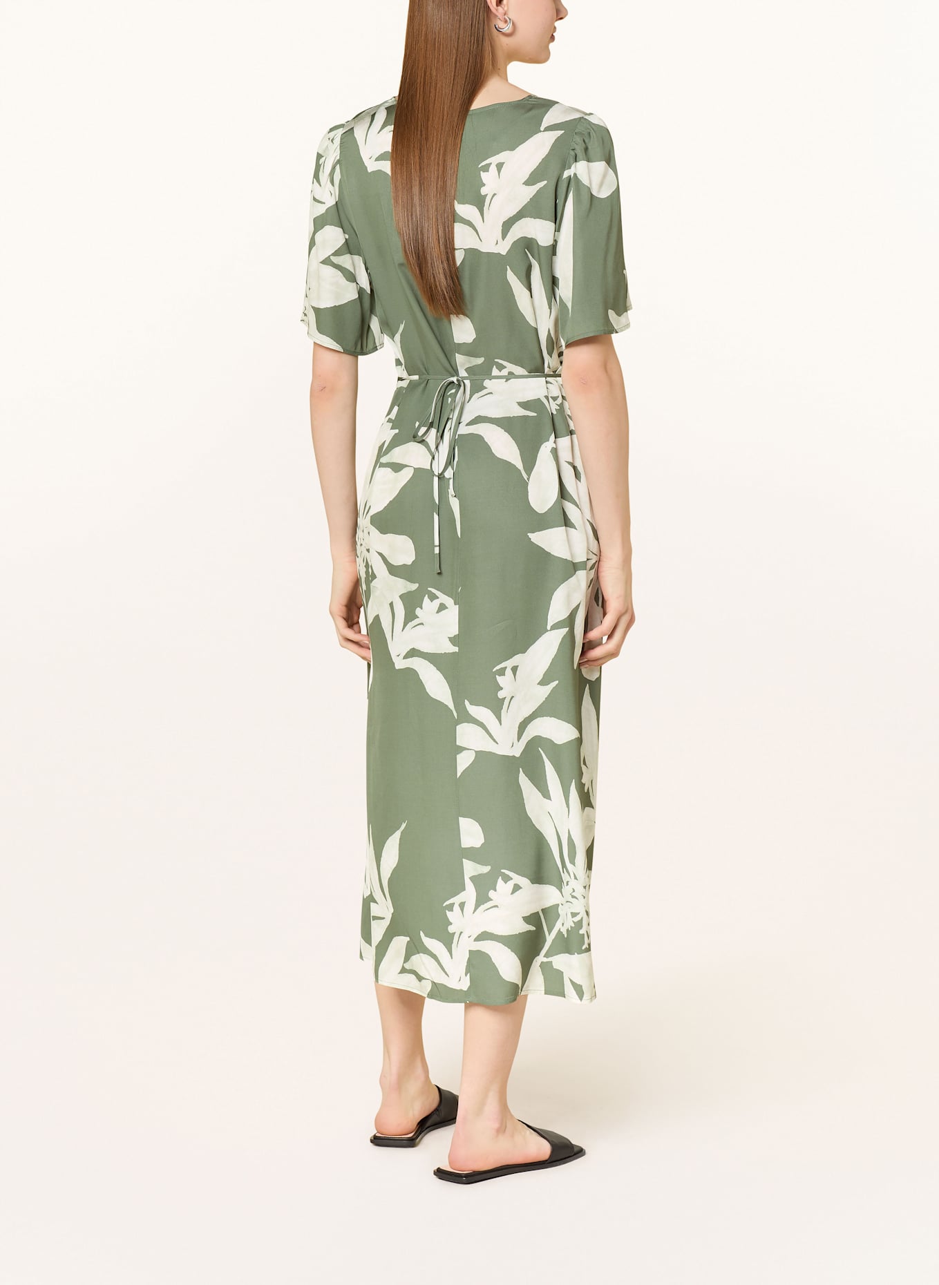 Marc O'Polo Kleid: HELLGRÜN/ CREME