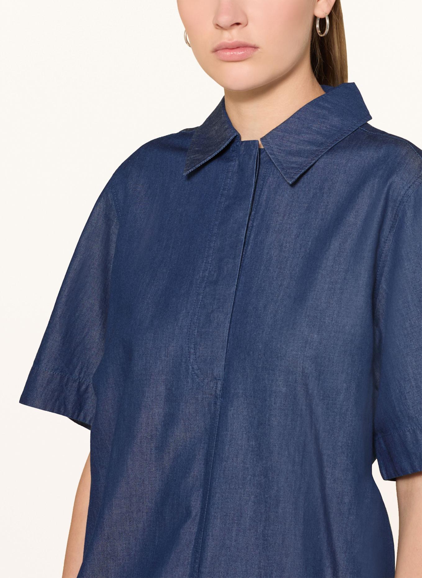 Marc O'Polo Hemdblusenkleid in Jeansoptik: DUNKELBLAU