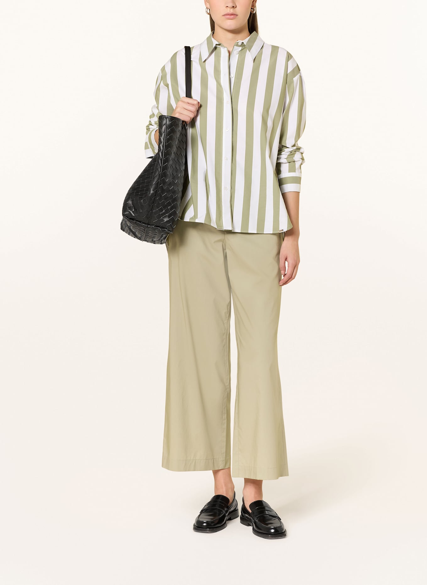 Marc O'Polo Marlenehose: HELLGRÜN