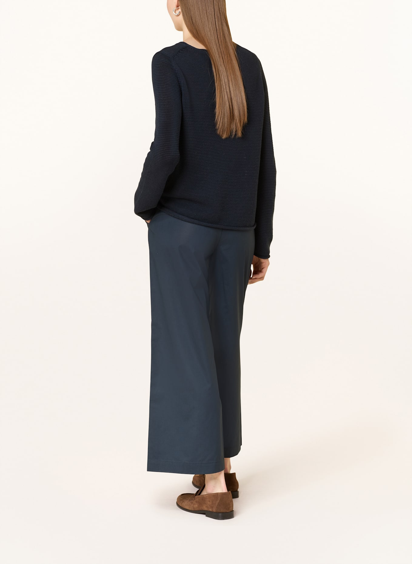 Marc O'Polo Marlenehose: DUNKELBLAU