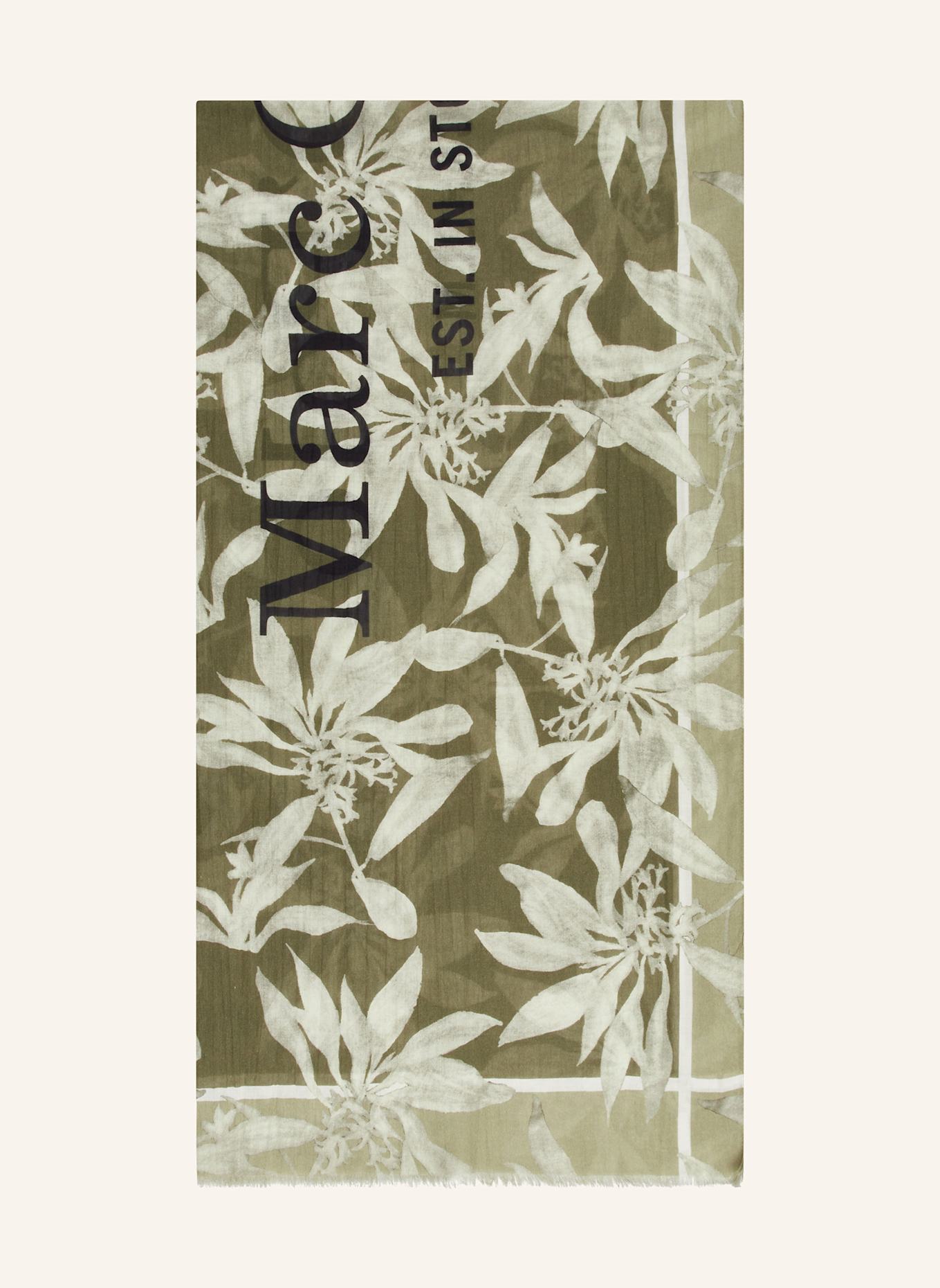 Marc O'Polo Schal: GRÜN / HELLGRÜN / ECRU