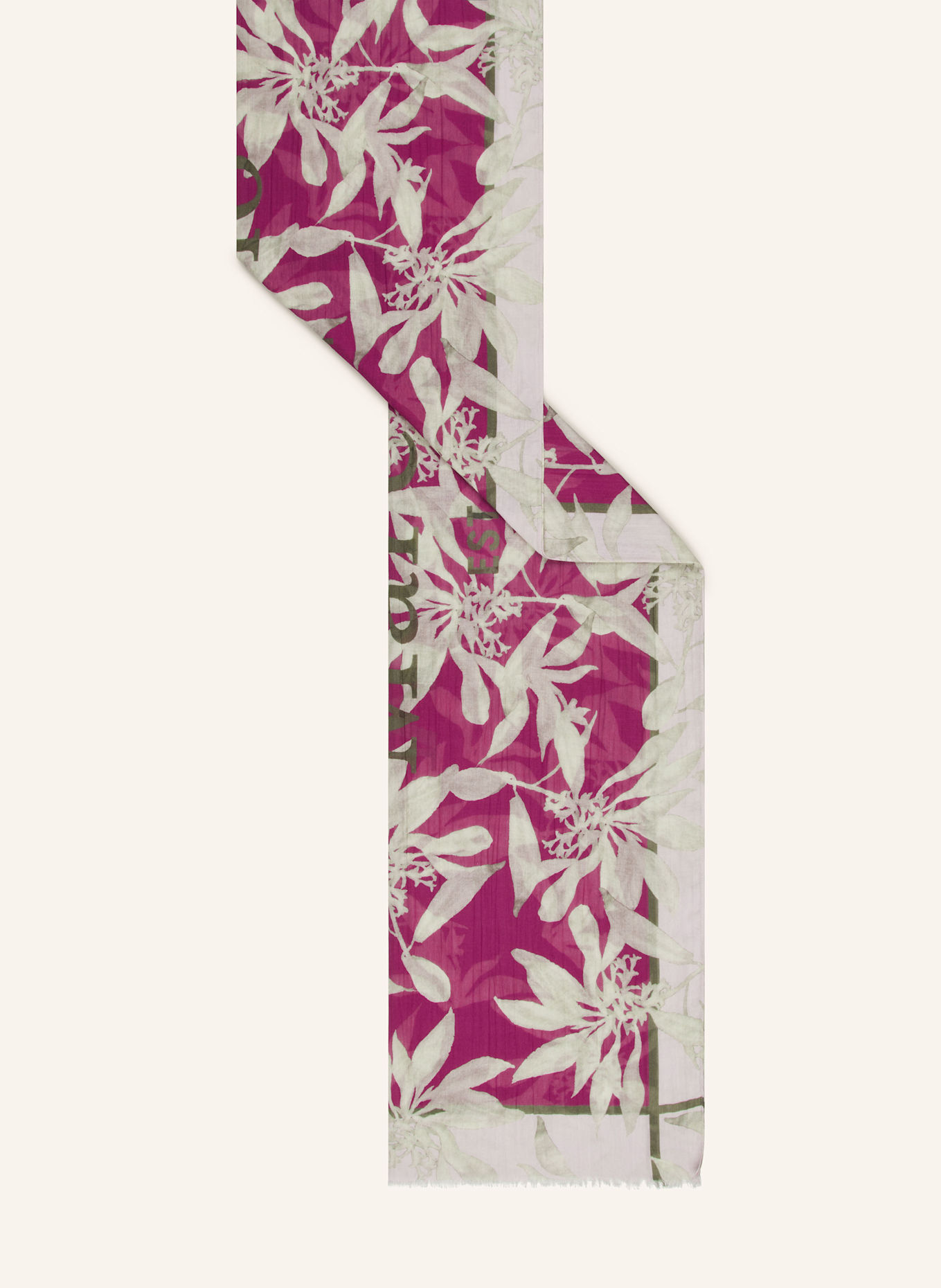 Marc O'Polo Szal: JASNORÓŻOWY / FUKSJA / CIEMNOZIELONY