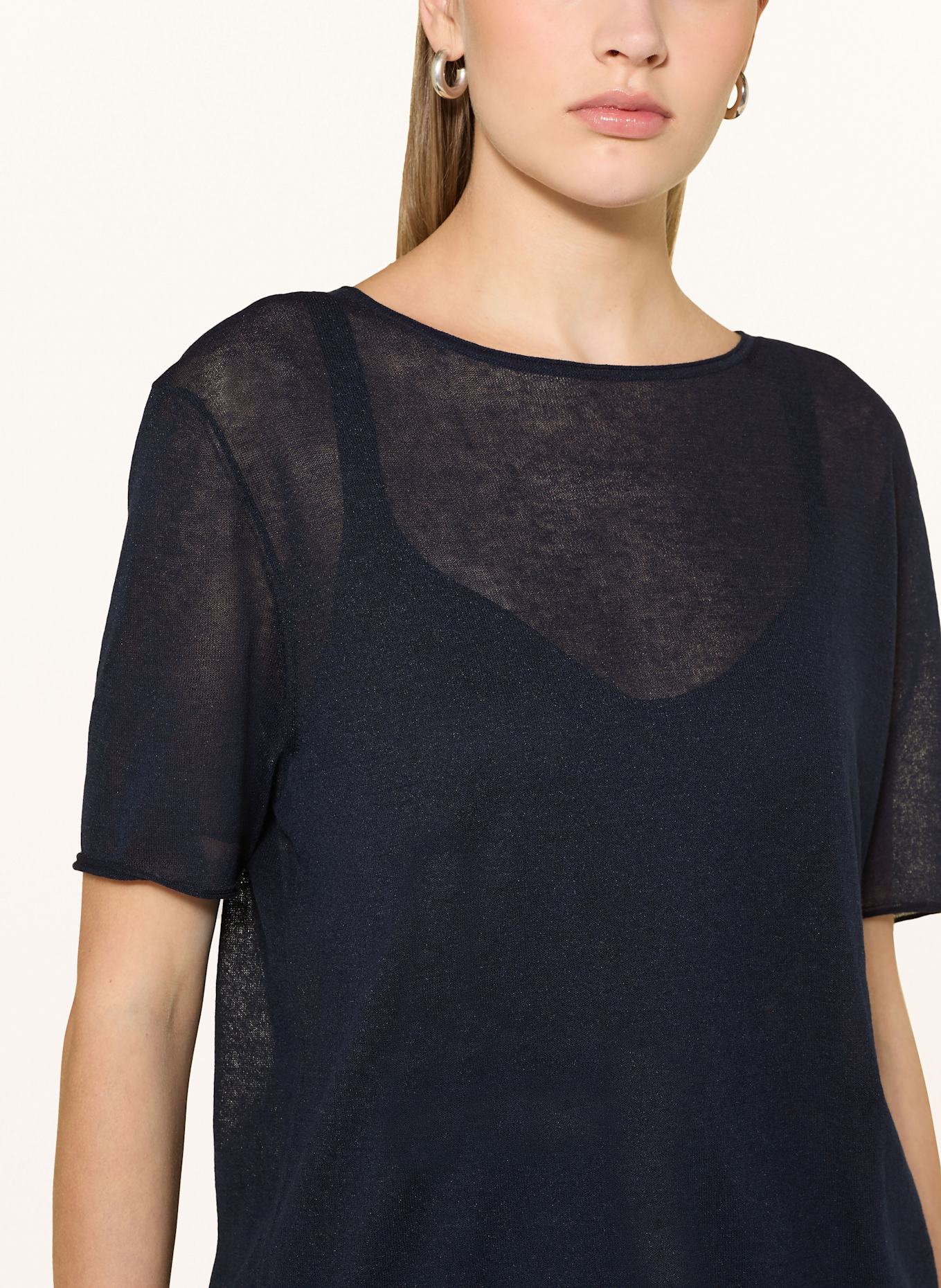 Marc O'Polo Strickshirt: DUNKELBLAU