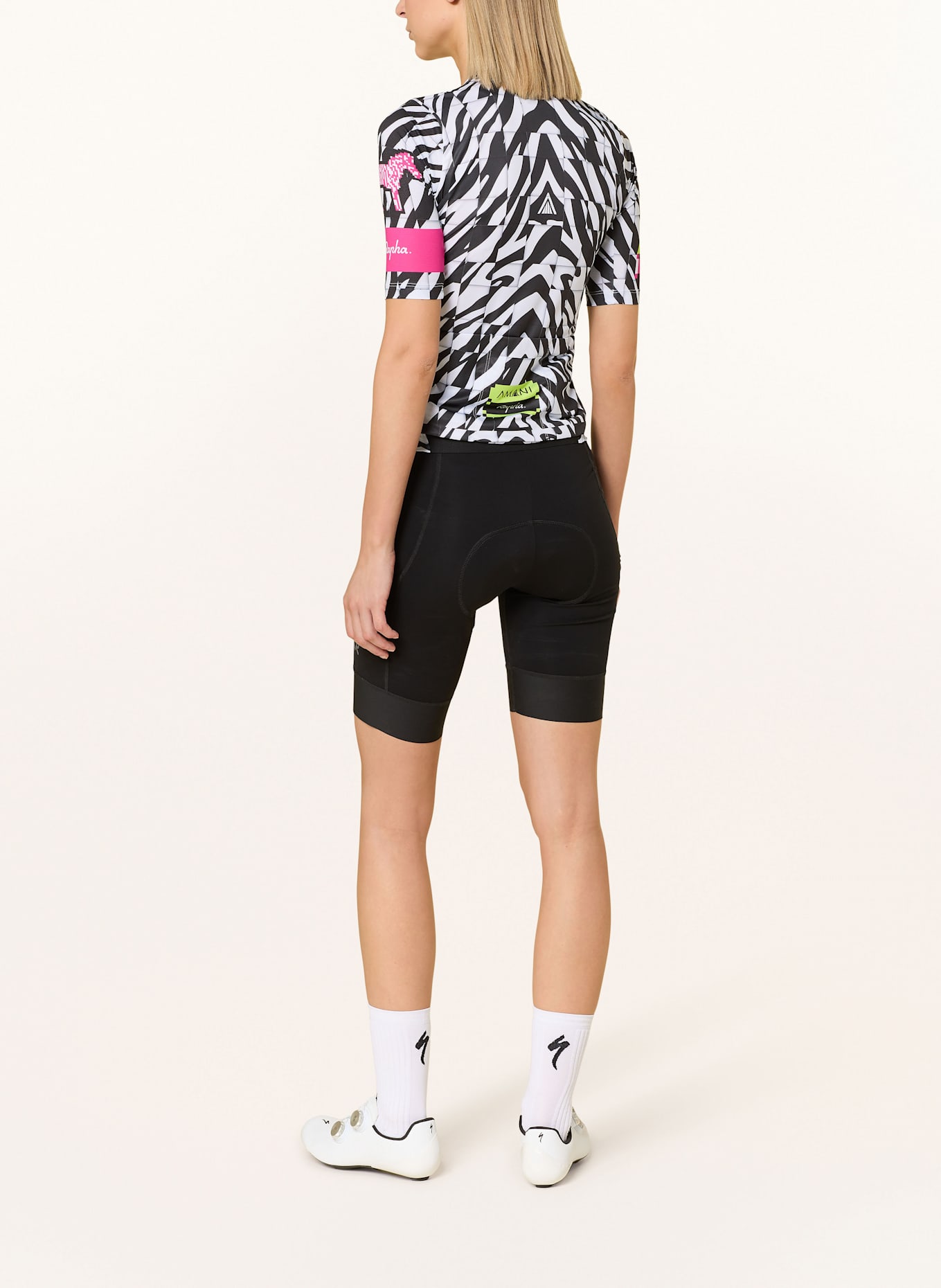 Rapha Radtrikot AMANI PRO TEAM TRAINING: SCHWARZ / WEISS