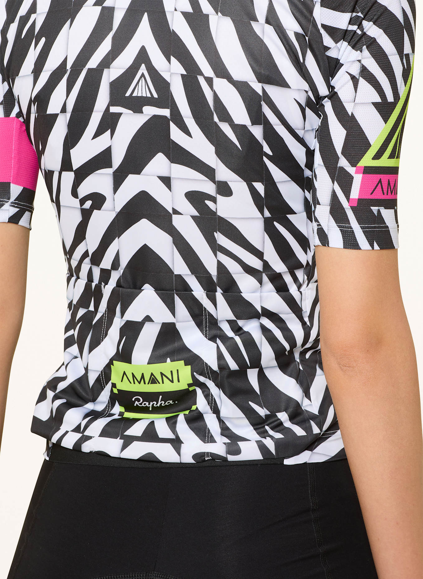 Rapha Radtrikot AMANI PRO TEAM TRAINING: SCHWARZ / WEISS