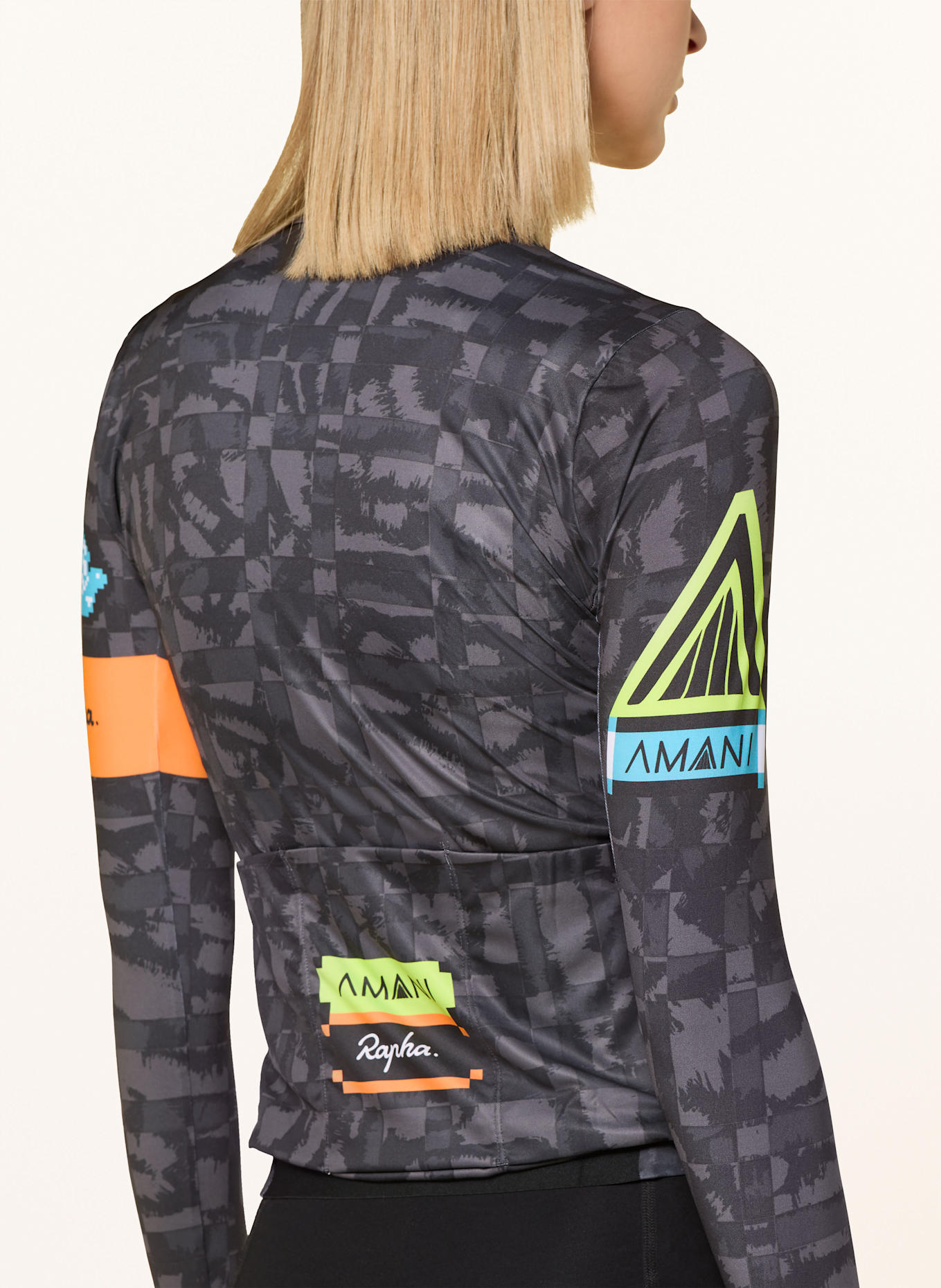 Rapha Radtrikot AMANI PRO TEAM TRAINING, Farbe: DUNKELGRAU (Bild 5)