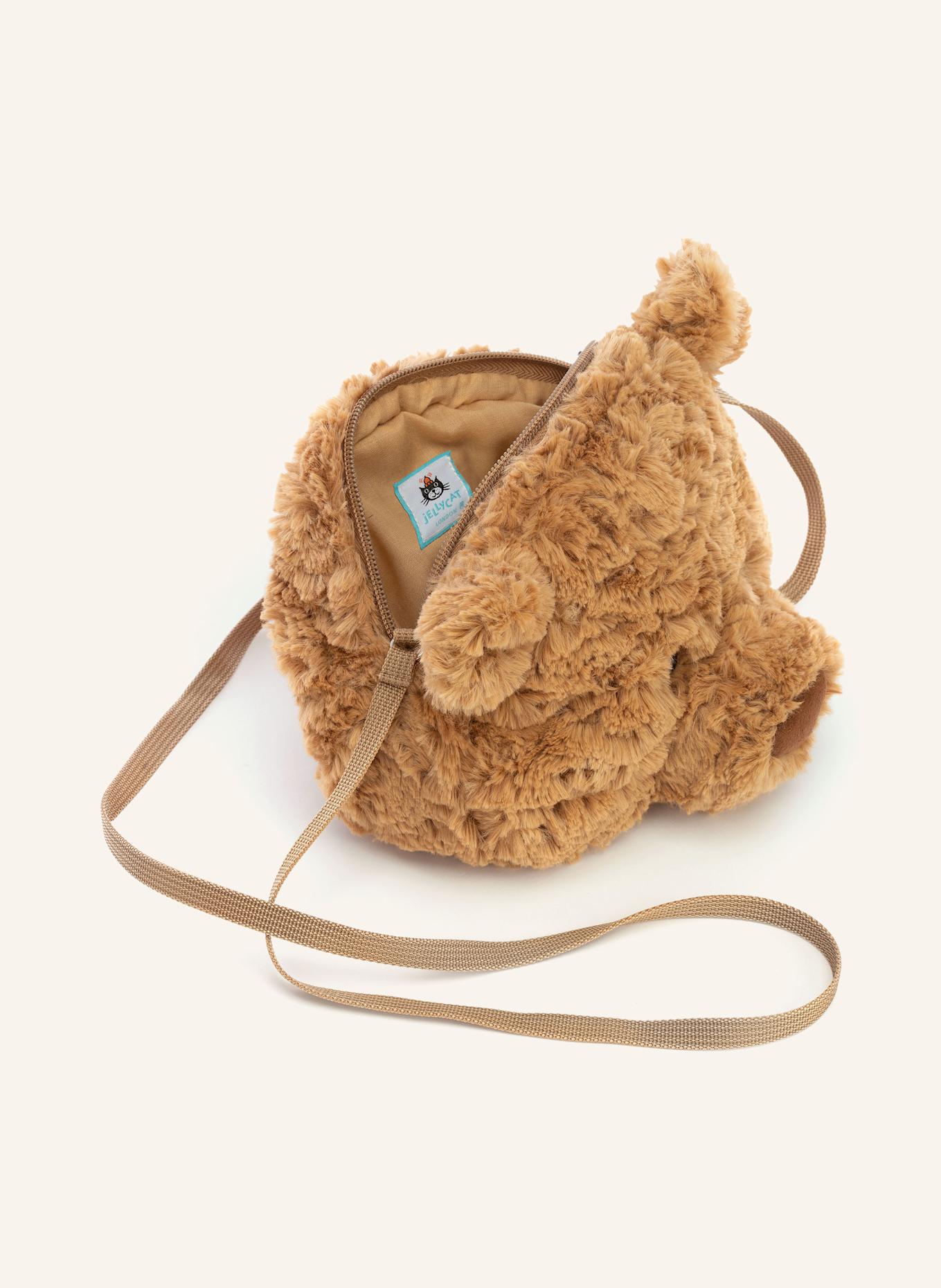 Jellycat Torba na ramię BARTHOLOMEW BEAR: BRĄZOWY