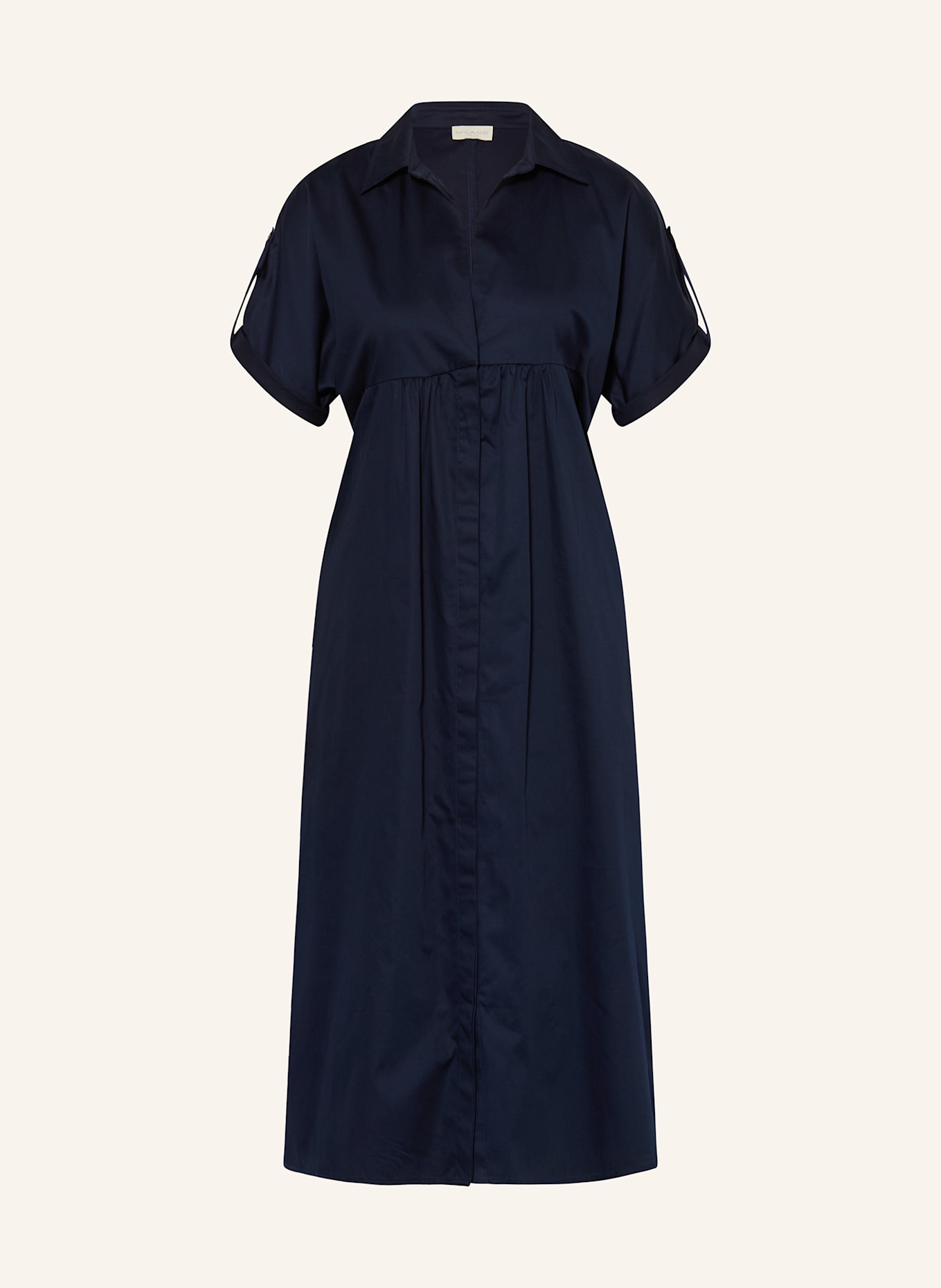 MILANO ITALY Hemdblusenkleid: DUNKELBLAU