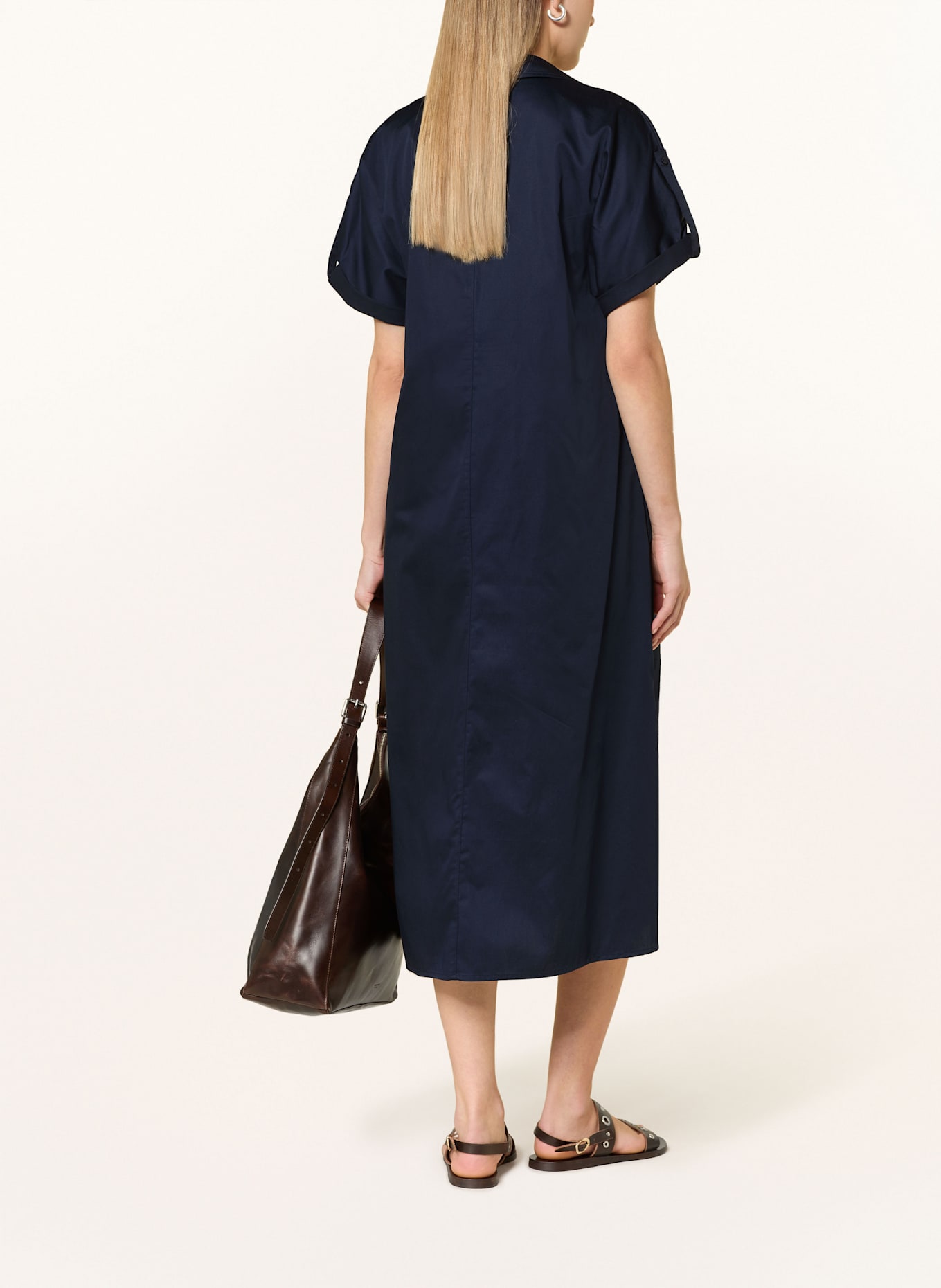 MILANO ITALY Hemdblusenkleid: DUNKELBLAU