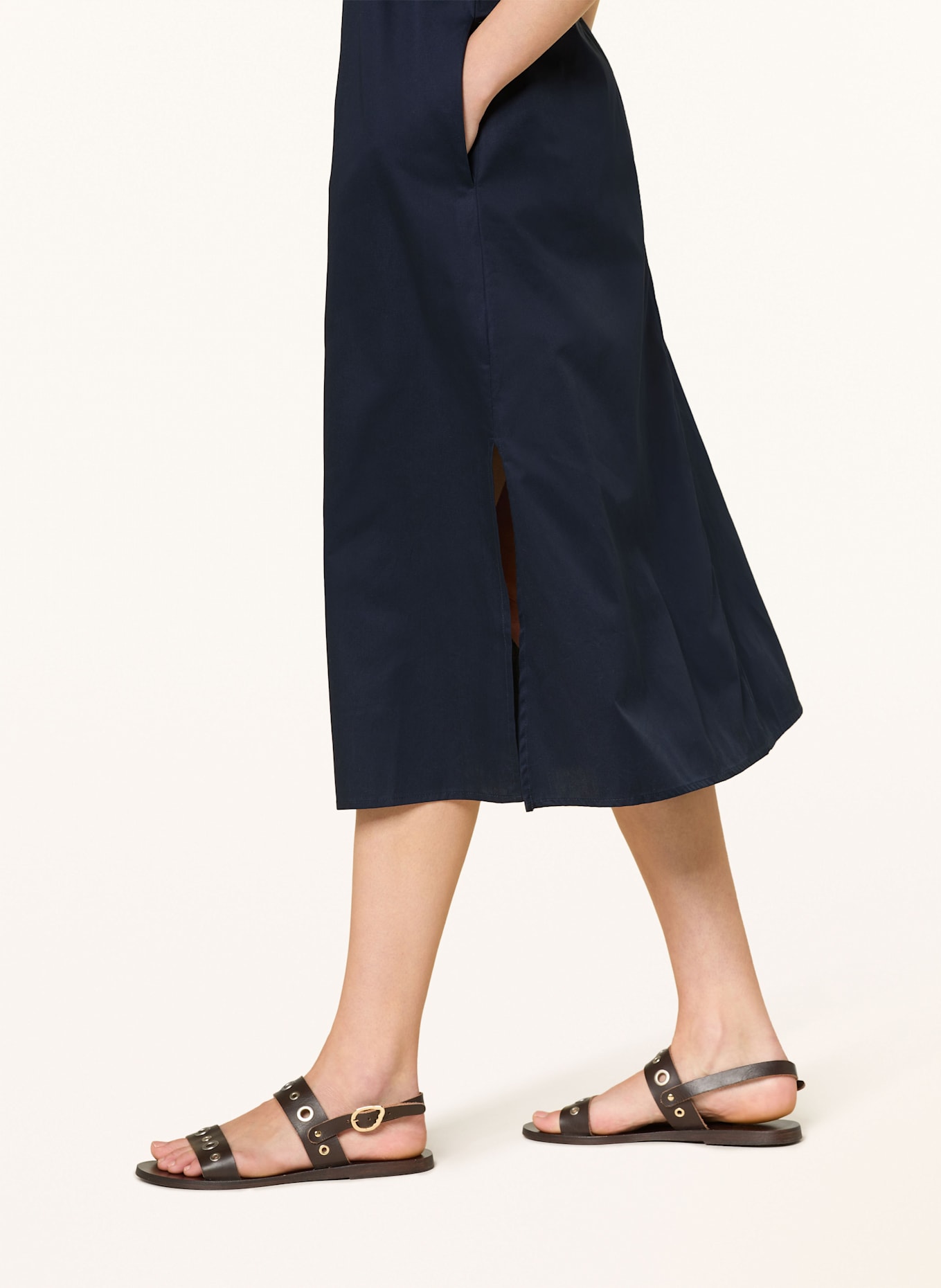 MILANO ITALY Hemdblusenkleid: DUNKELBLAU