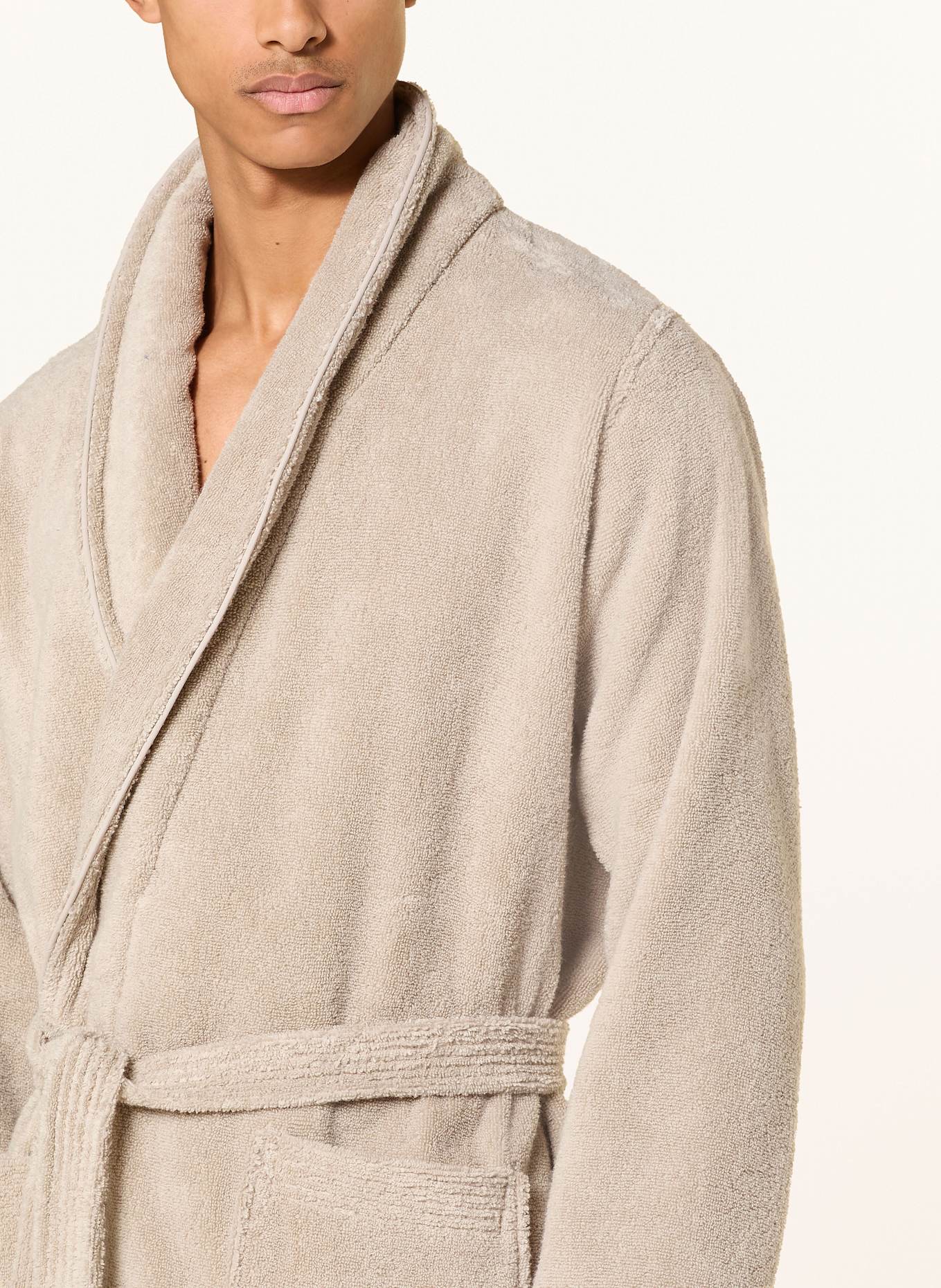 Christian Fischbacher Unisex-Bademantel COCOON: BEIGE