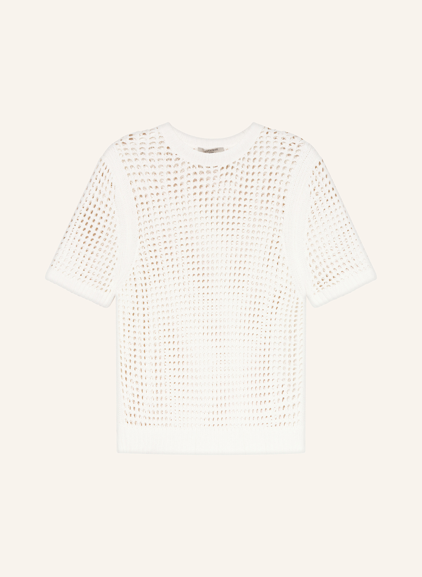 ALLSAINTS Dzianinowa koszulka PALOMA: BIAŁY