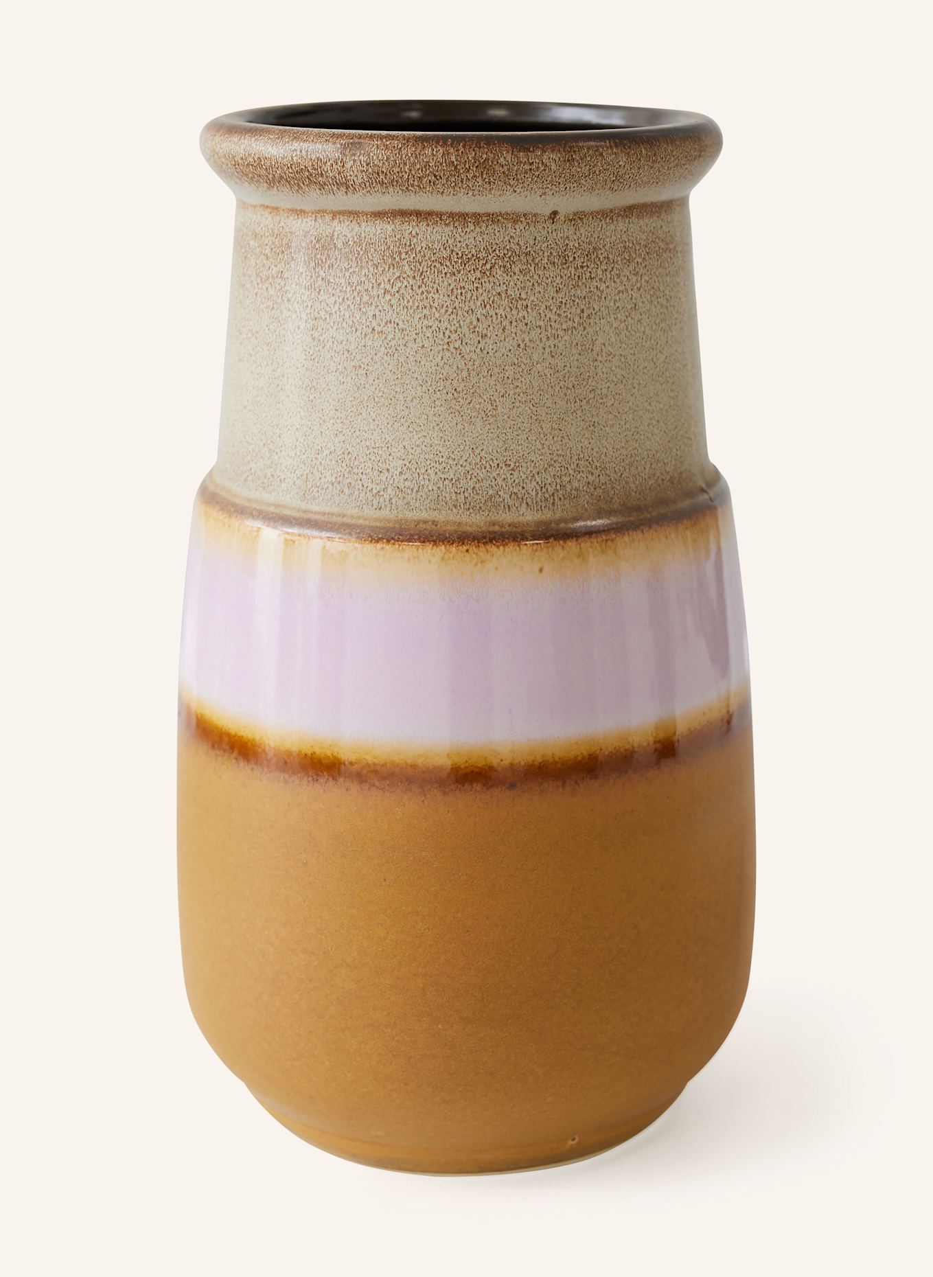 hkliving Váza: KOŇAKOVÁ / BÉŽOVÁ / SVĚTLE RŮŽOVÁ