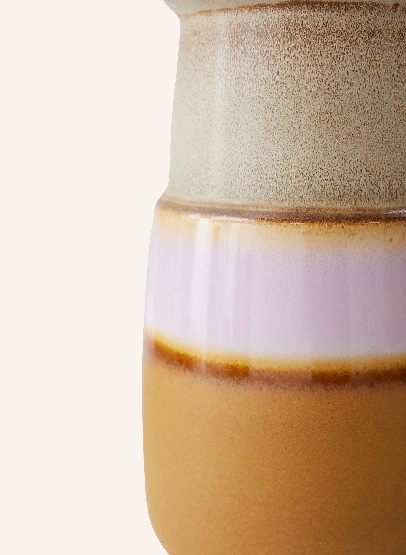 hkliving Váza: KOŇAKOVÁ / BÉŽOVÁ / SVĚTLE RŮŽOVÁ