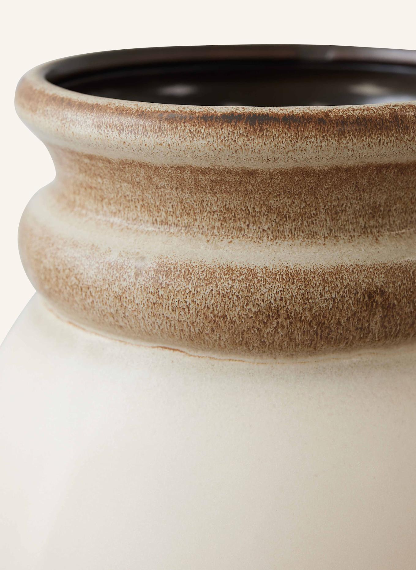 hkliving Váza: TMAVĚ HNĚDÁ / HNĚDÁ / KRÉMOVÁ