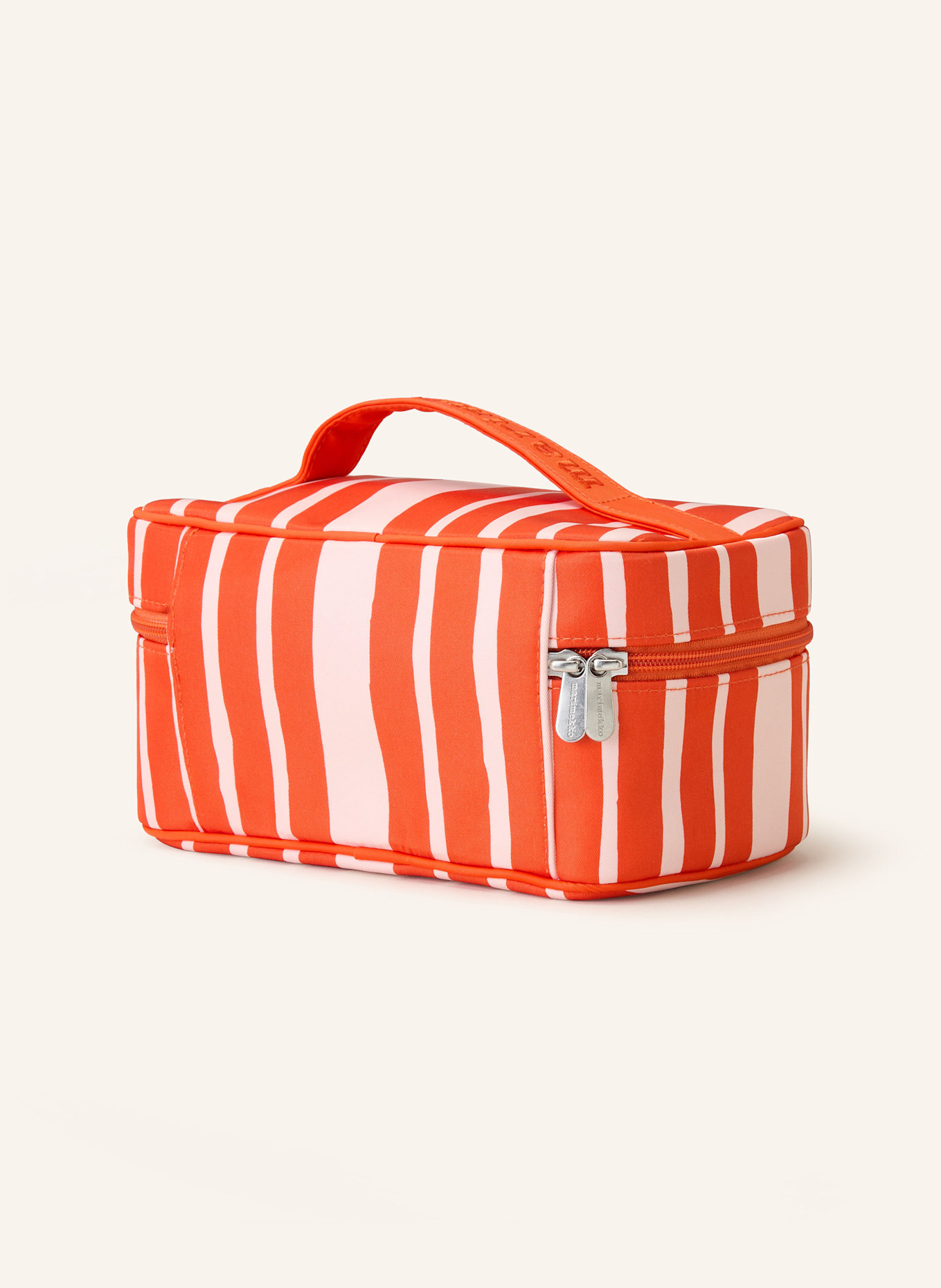 marimekko Kosmetiktasche TUTTU RAIDE, Farbe: ROT/ HELLROSA (Bild 2)