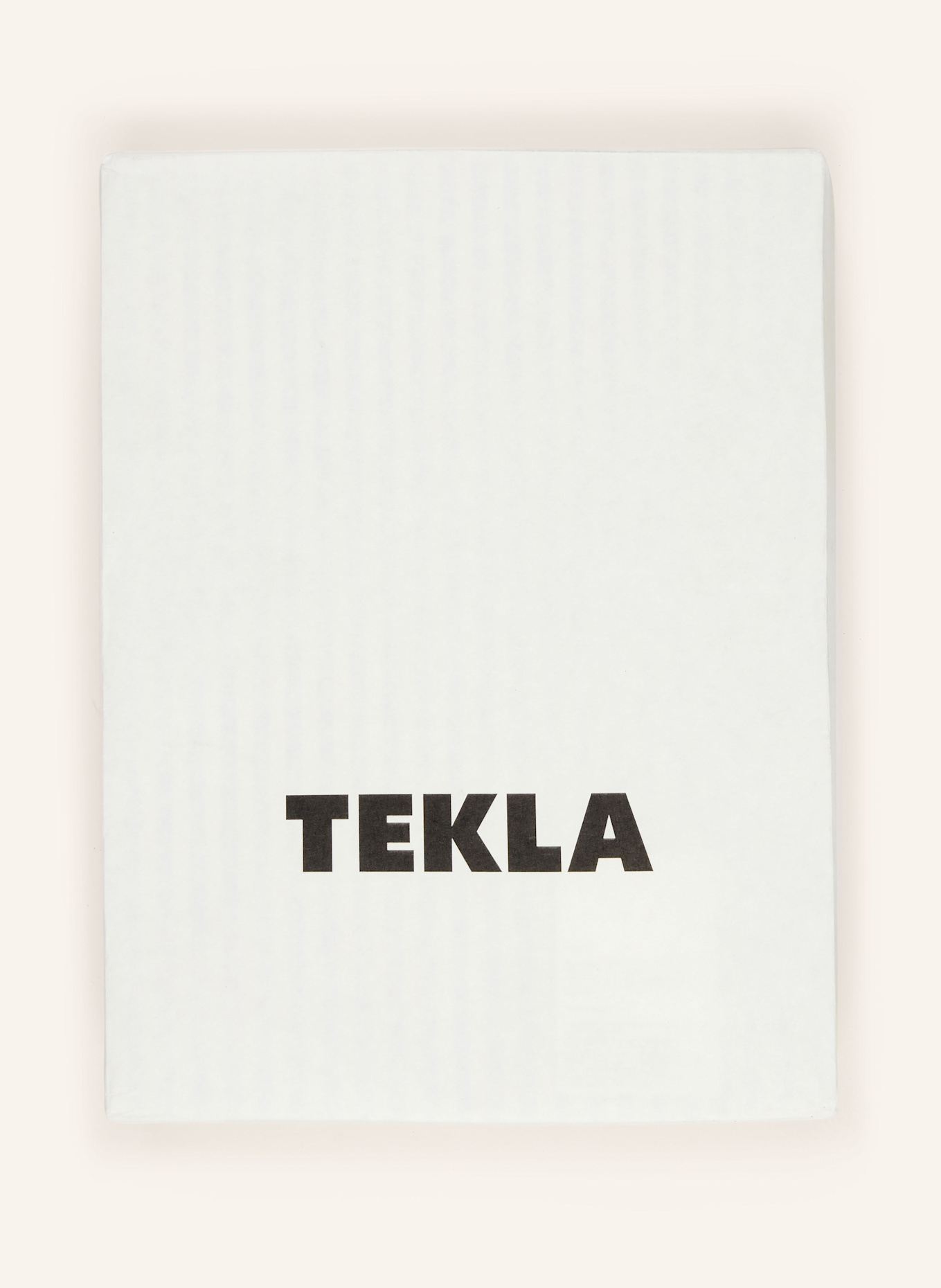 TEKLA Bettbezug: BLAU / WEISS