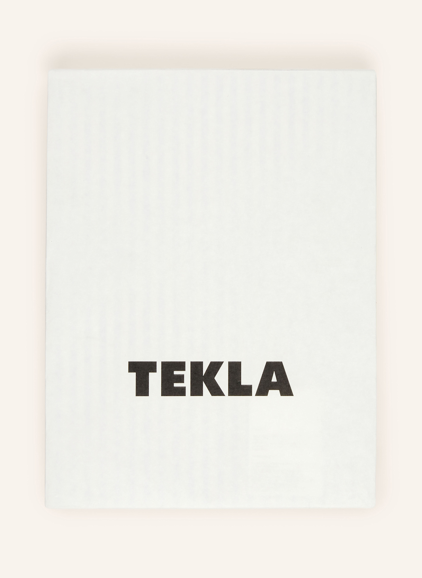 TEKLA Bettbezug: BLAU / WEISS