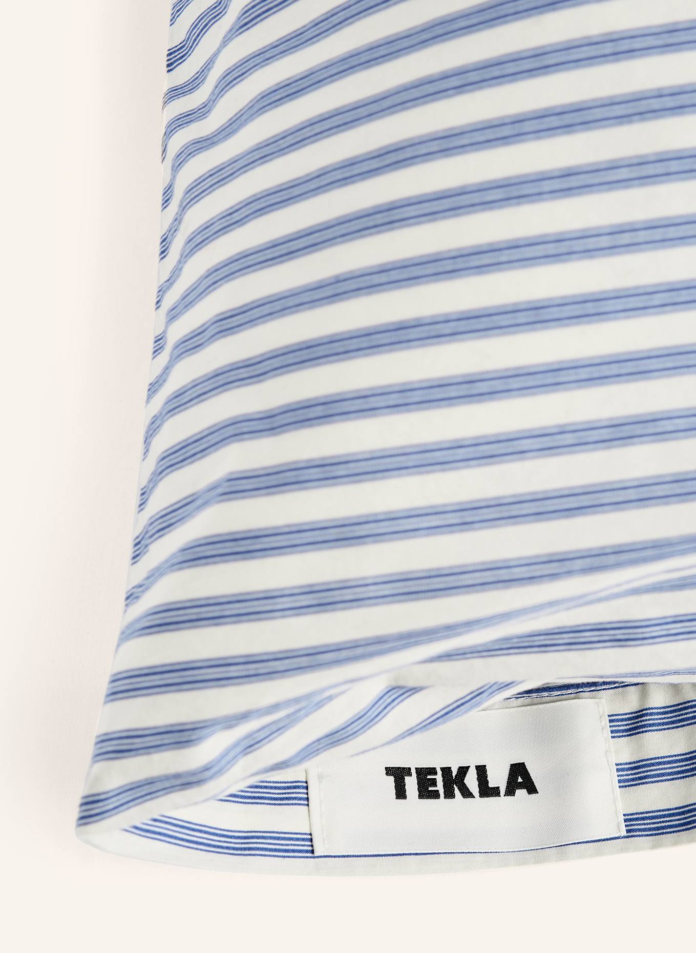 TEKLA Kissenbezug: BLAU / CREME