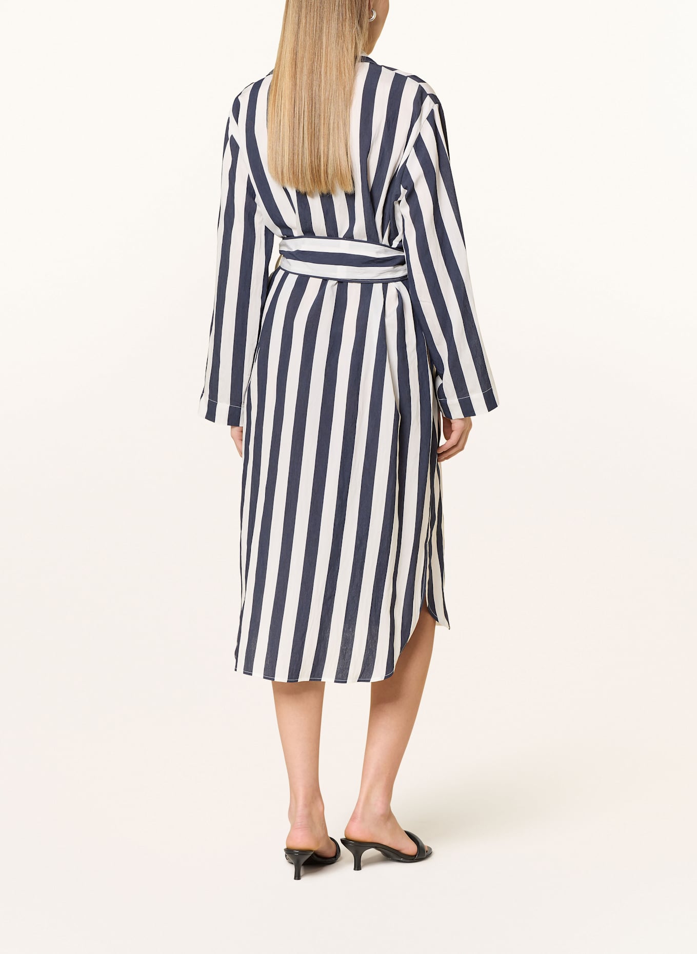 CINQUE Kleid CIDINARA: DUNKELBLAU / WEISS