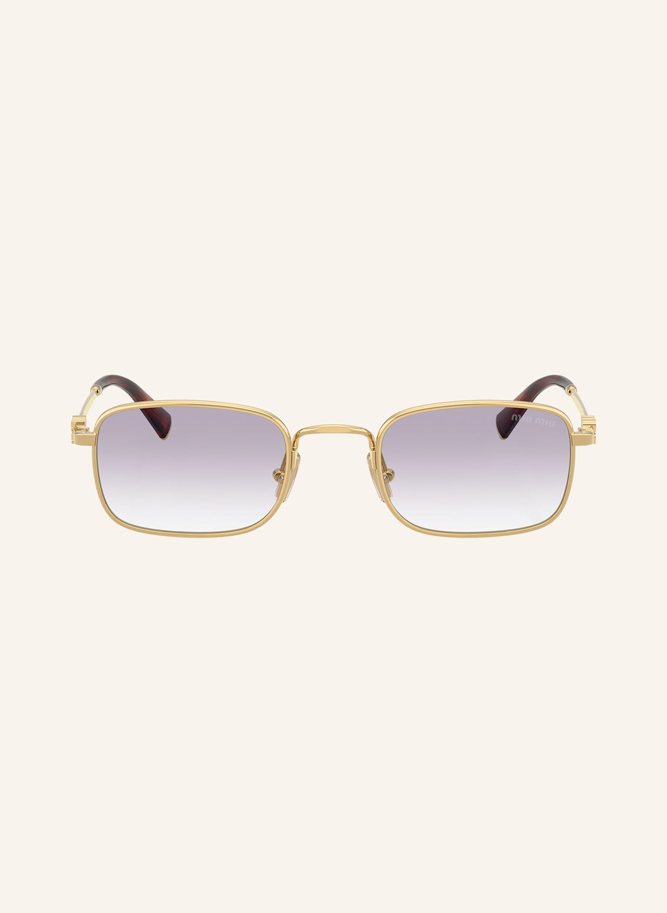 MIU MIU Sonnenbrille MU A53S: 5AK04O - GOLD/ GRAU