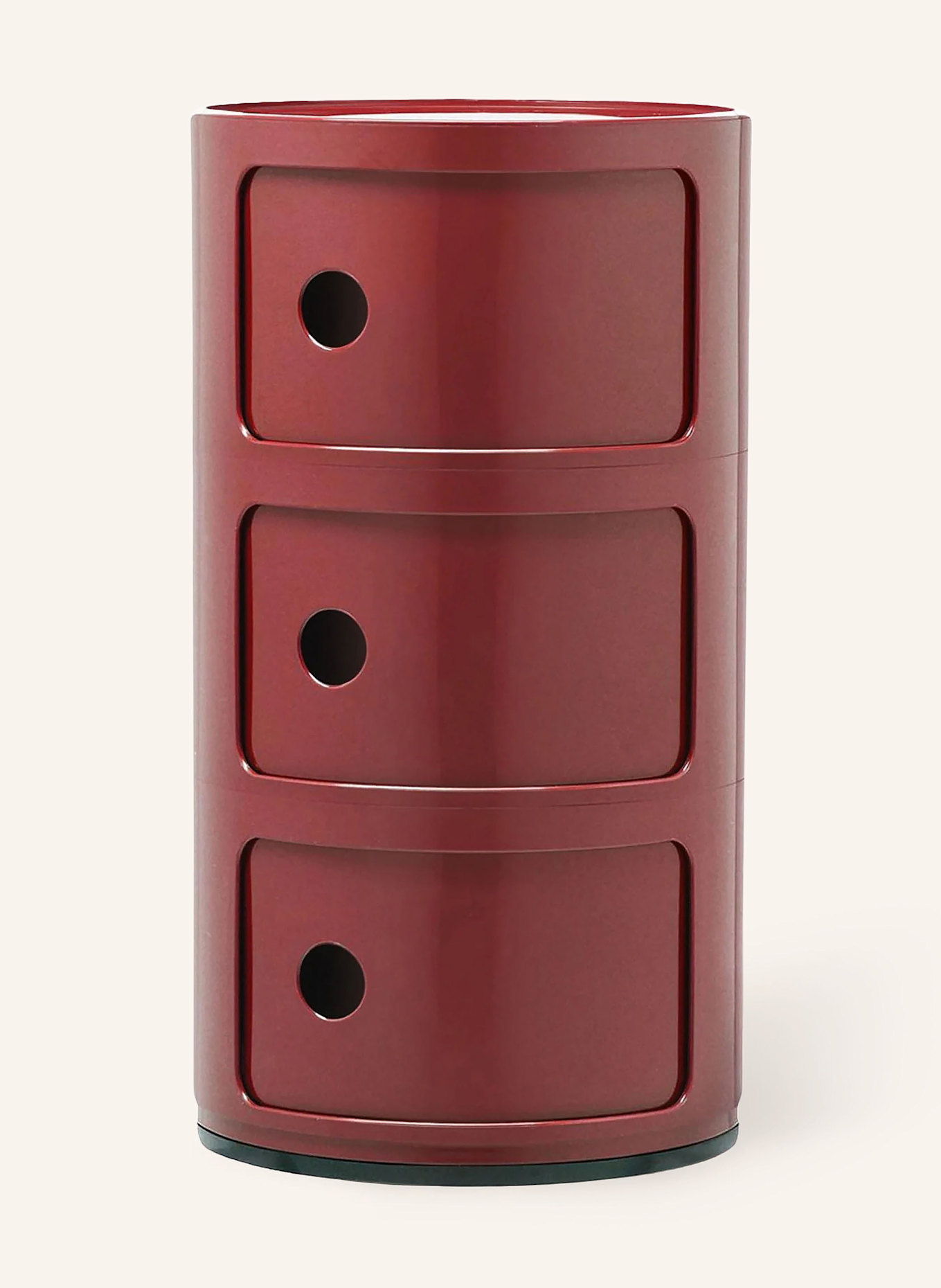 Kartell Odkládací stolek COMPONIBILI: TMAVĚ ČERVENÁ