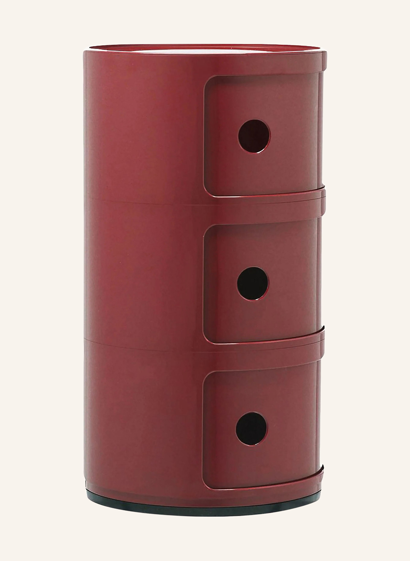 Kartell Odkládací stolek COMPONIBILI: TMAVĚ ČERVENÁ