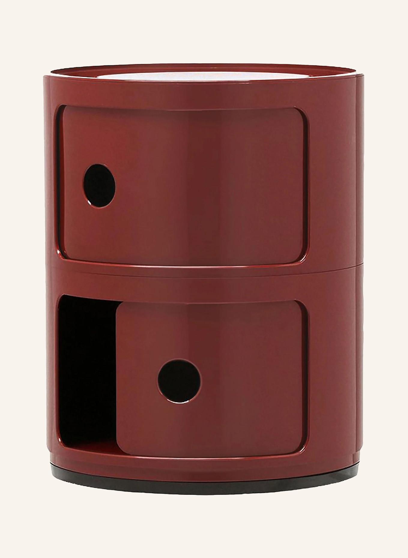 Kartell Beistelltisch COMPONIBILI: DUNKELROT