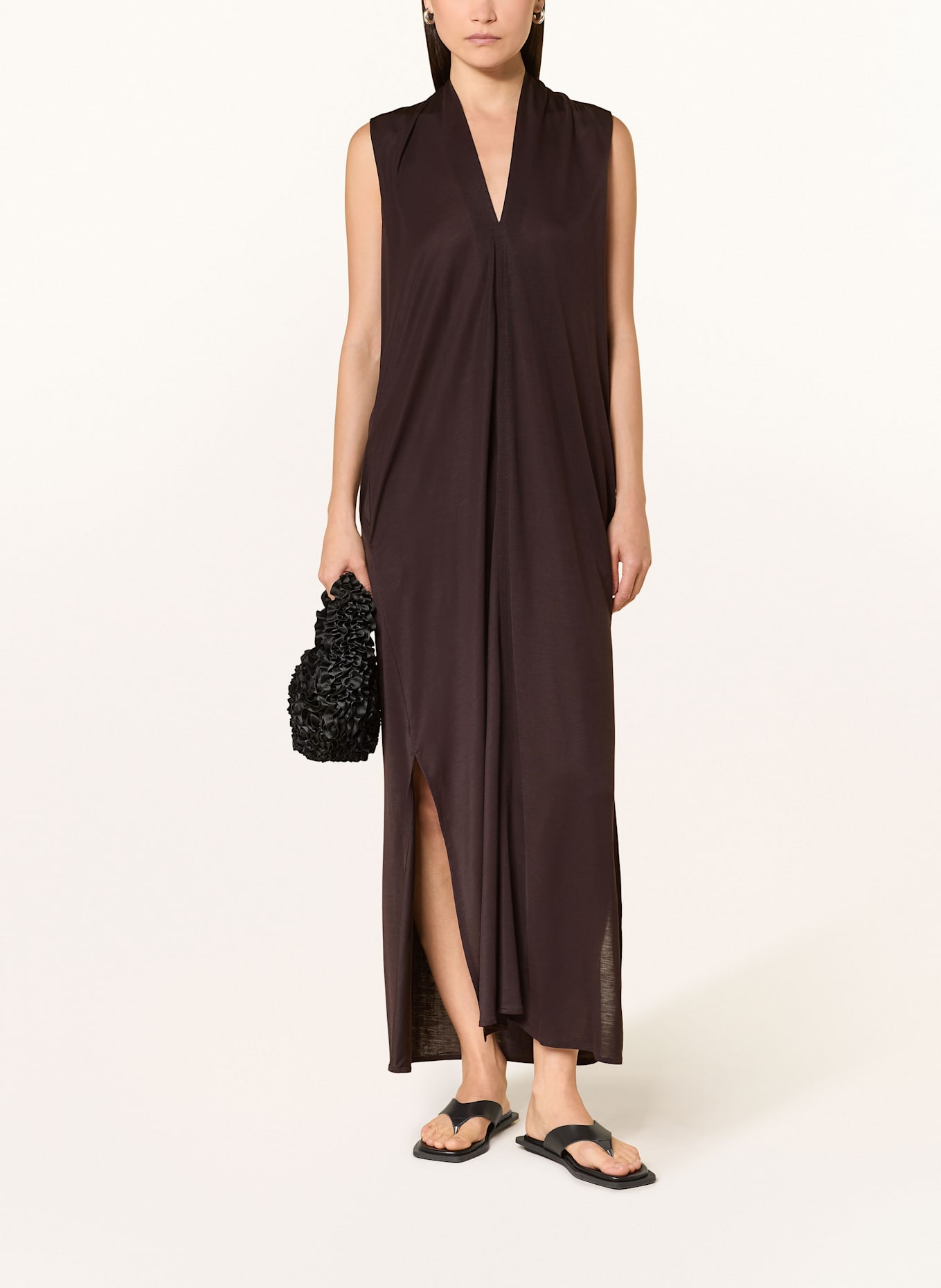 COS Jerseykleid: DUNKELBRAUN