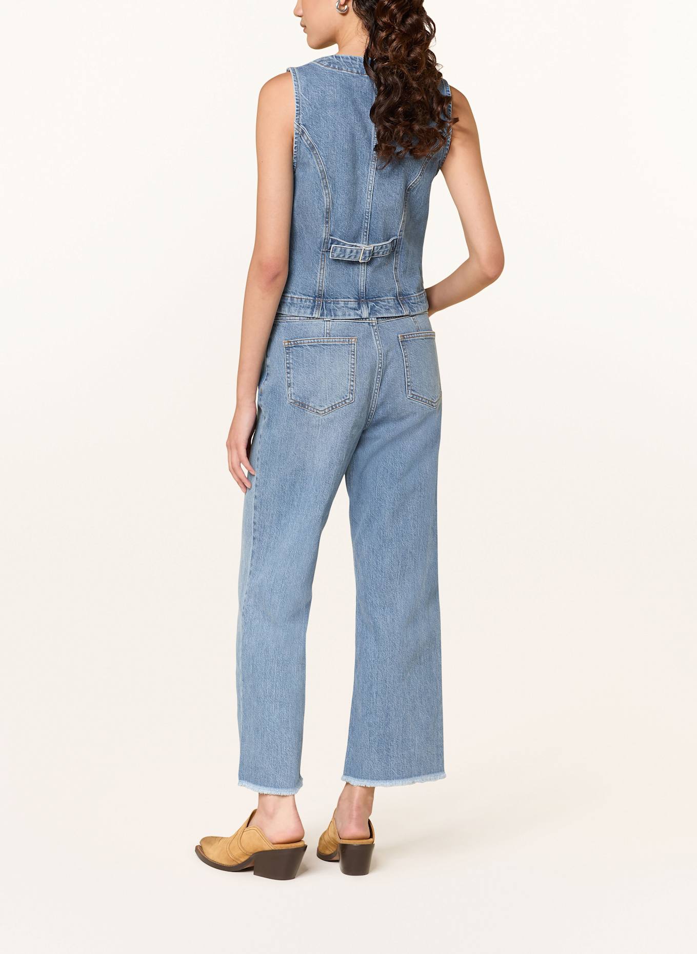 MSCH COPENHAGEN MSCHELI ADA denim vest: LIGHT BLUE