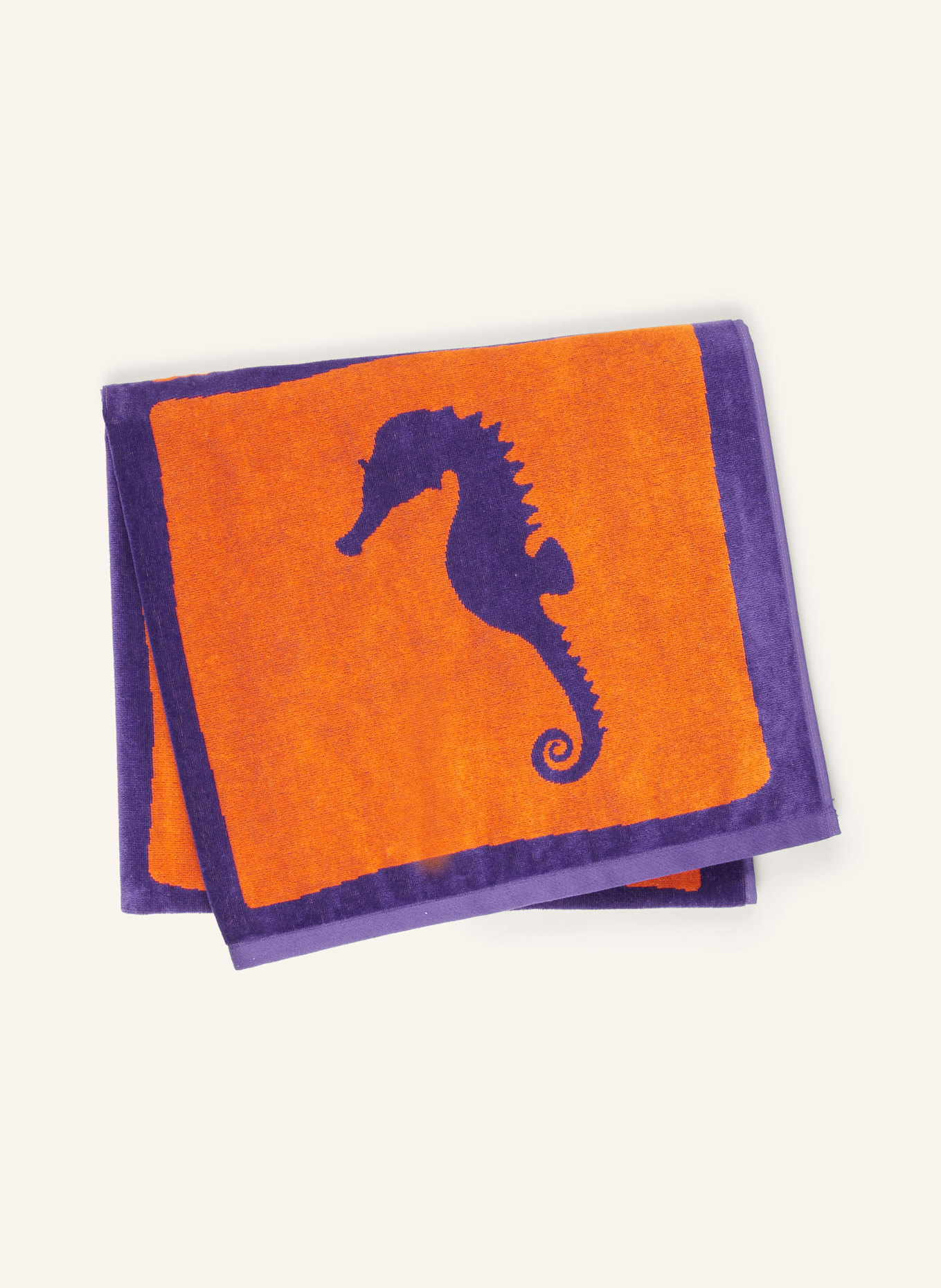 VOSSEN Strandtuch SEA ANIMALS: ORANGE / LILA