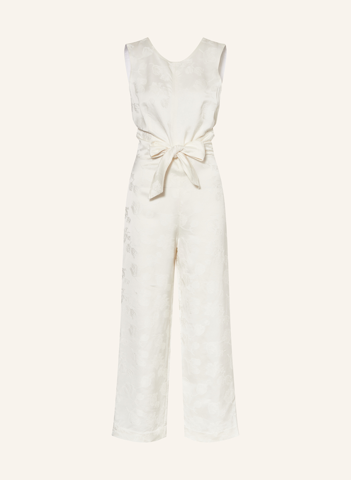 CLAUDIE PIERLOT Jacquard-Jumpsuit, Farbe: ECRU (Bild 1)