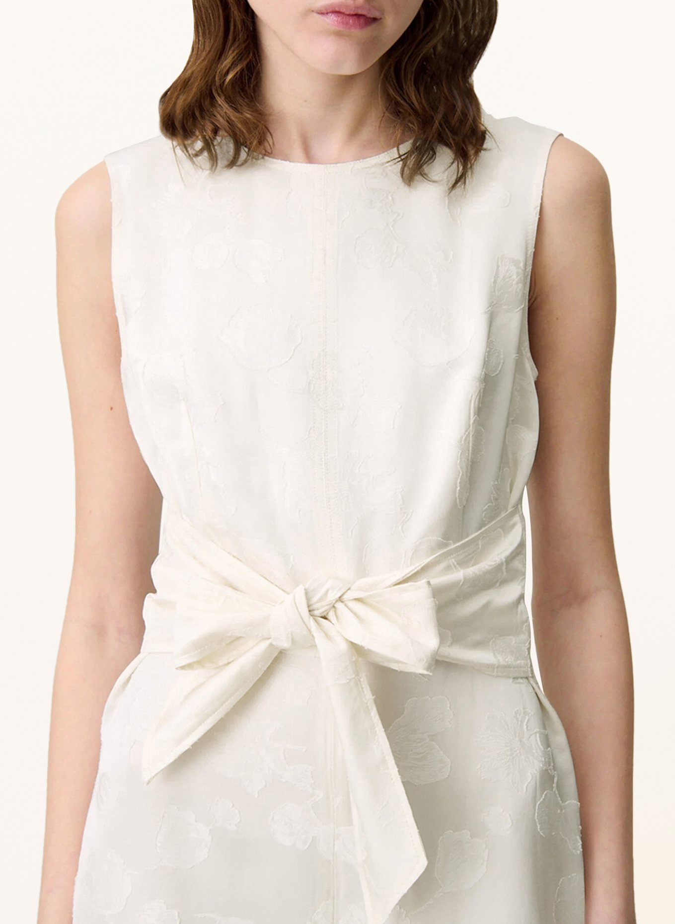CLAUDIE PIERLOT Jacquard-Jumpsuit, Farbe: ECRU (Bild 4)