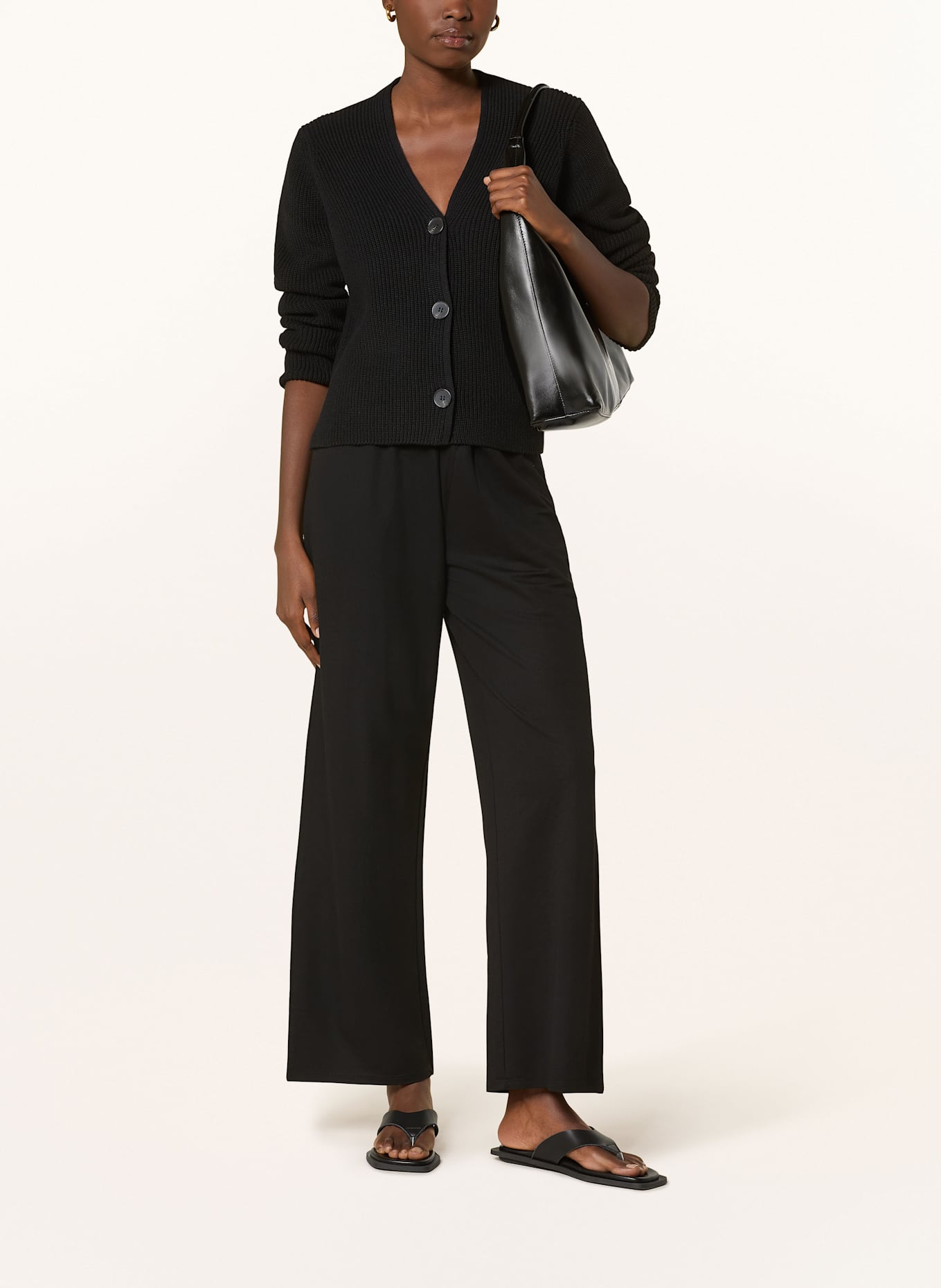 Marc O'Polo Strickjacke: SCHWARZ